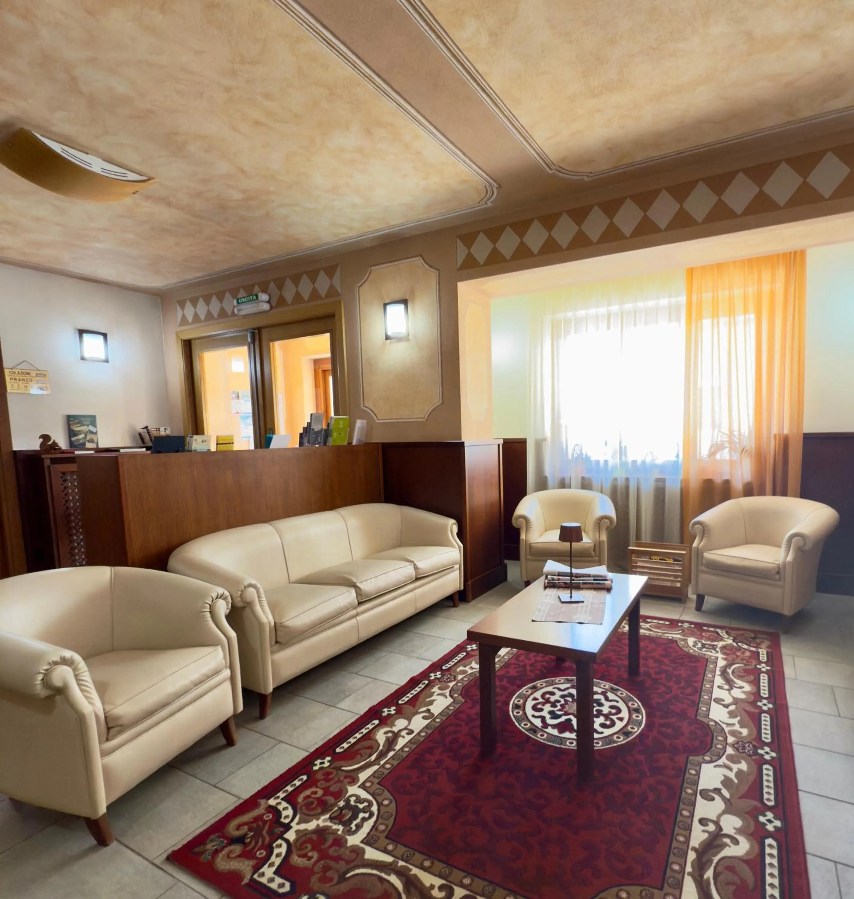 Living room in Hotel Dama Bianca