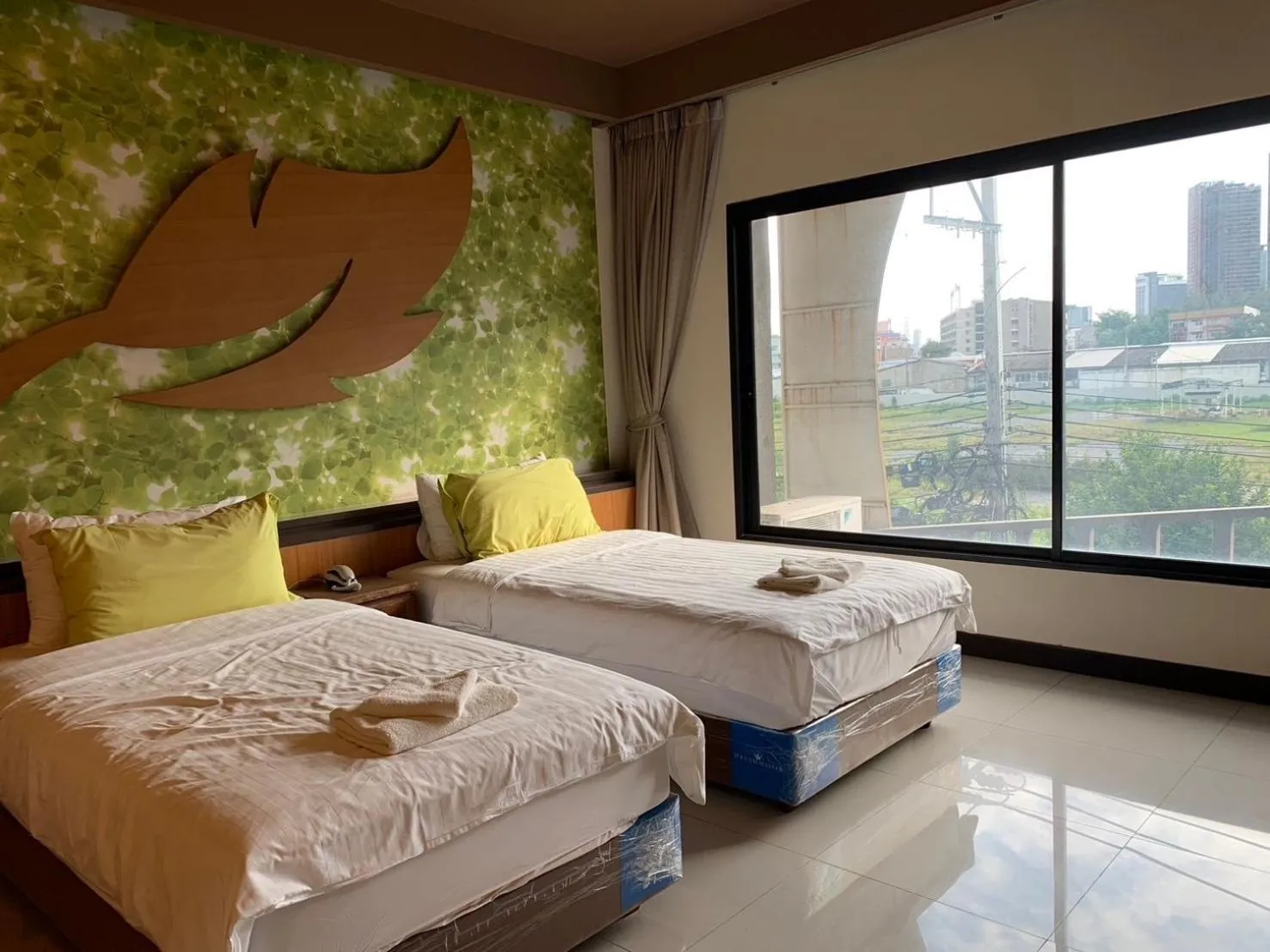 Bed in Le Ram Hotel No windows