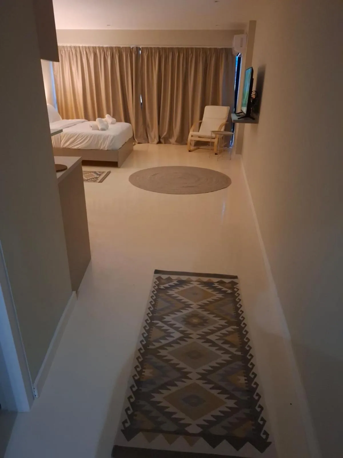 View (from property/room), Bed in Figleaf Kypseli