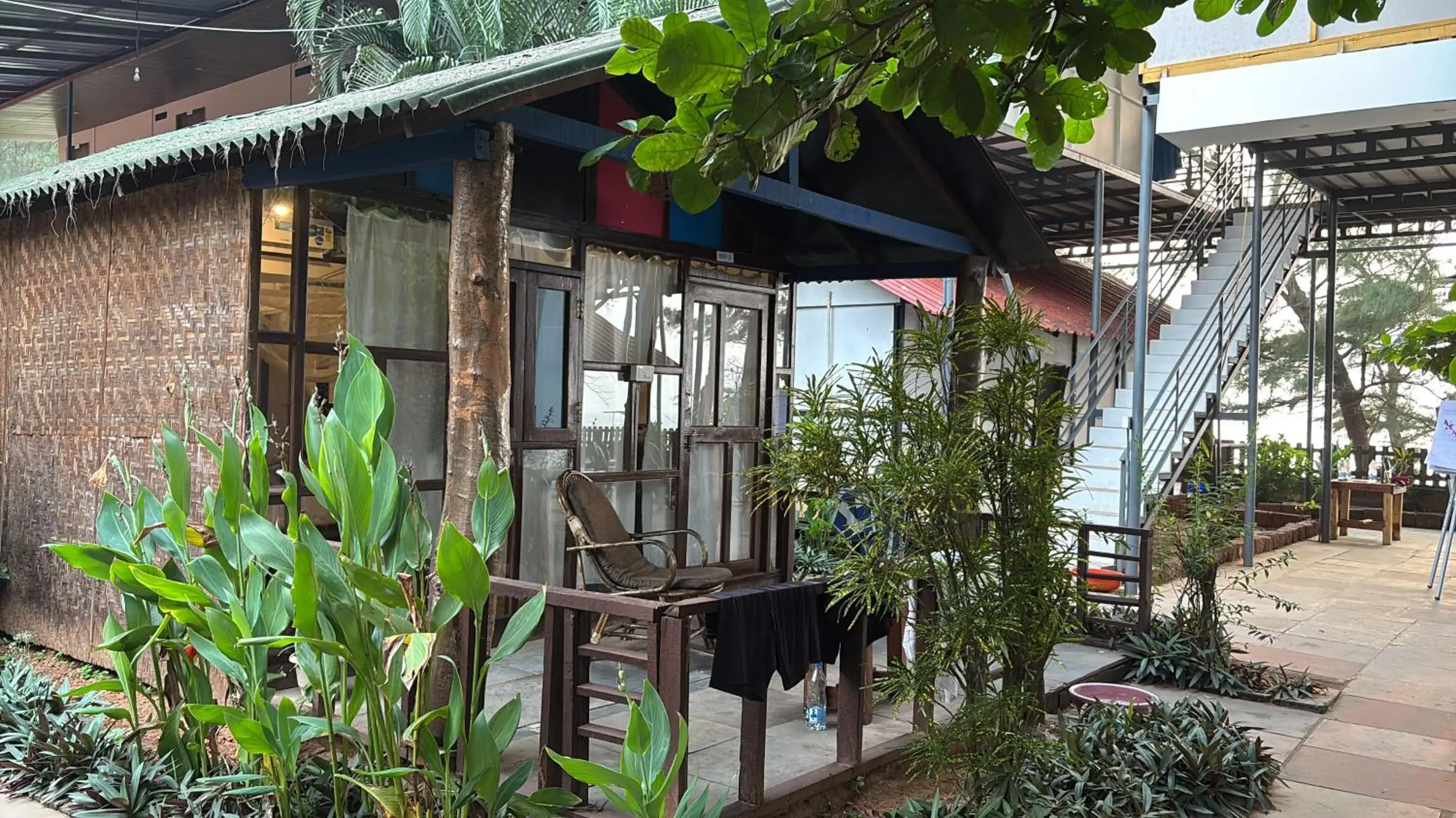 Balcony Sea View in Peace Garden Beach Resort Balcony Sea View in Peace Garden Beach Resort