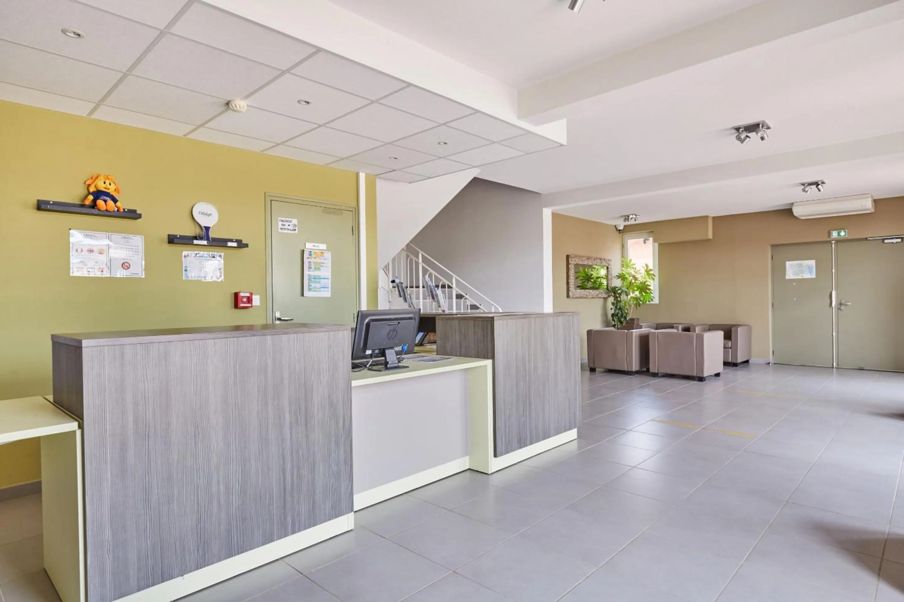 Lobby or reception in Résidence Odalys Côté Canal