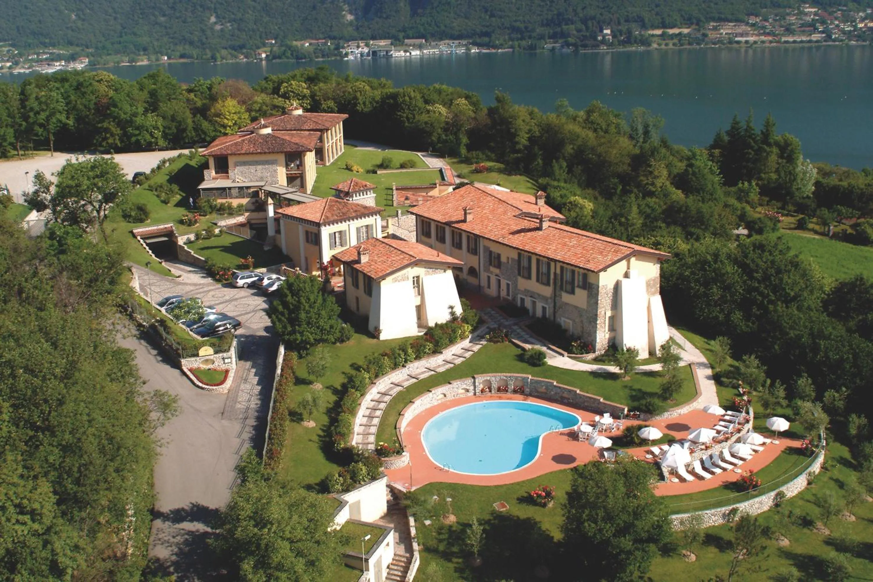 Bird's eye view in Romantik Hotel Relais Mirabella Iseo