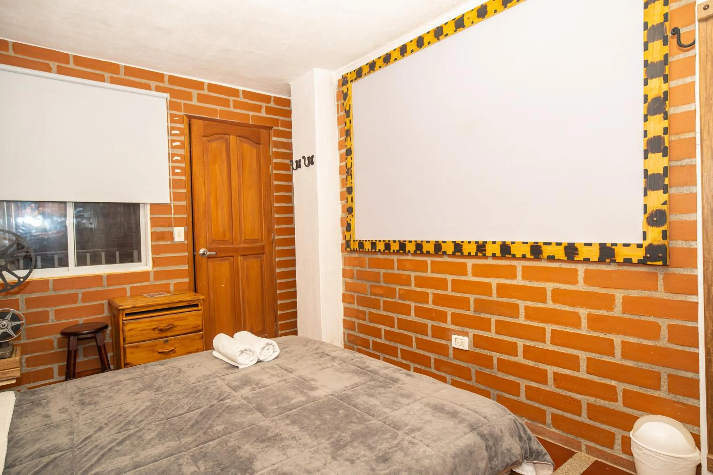 Bed in Hotel Spa Bliss Guatape