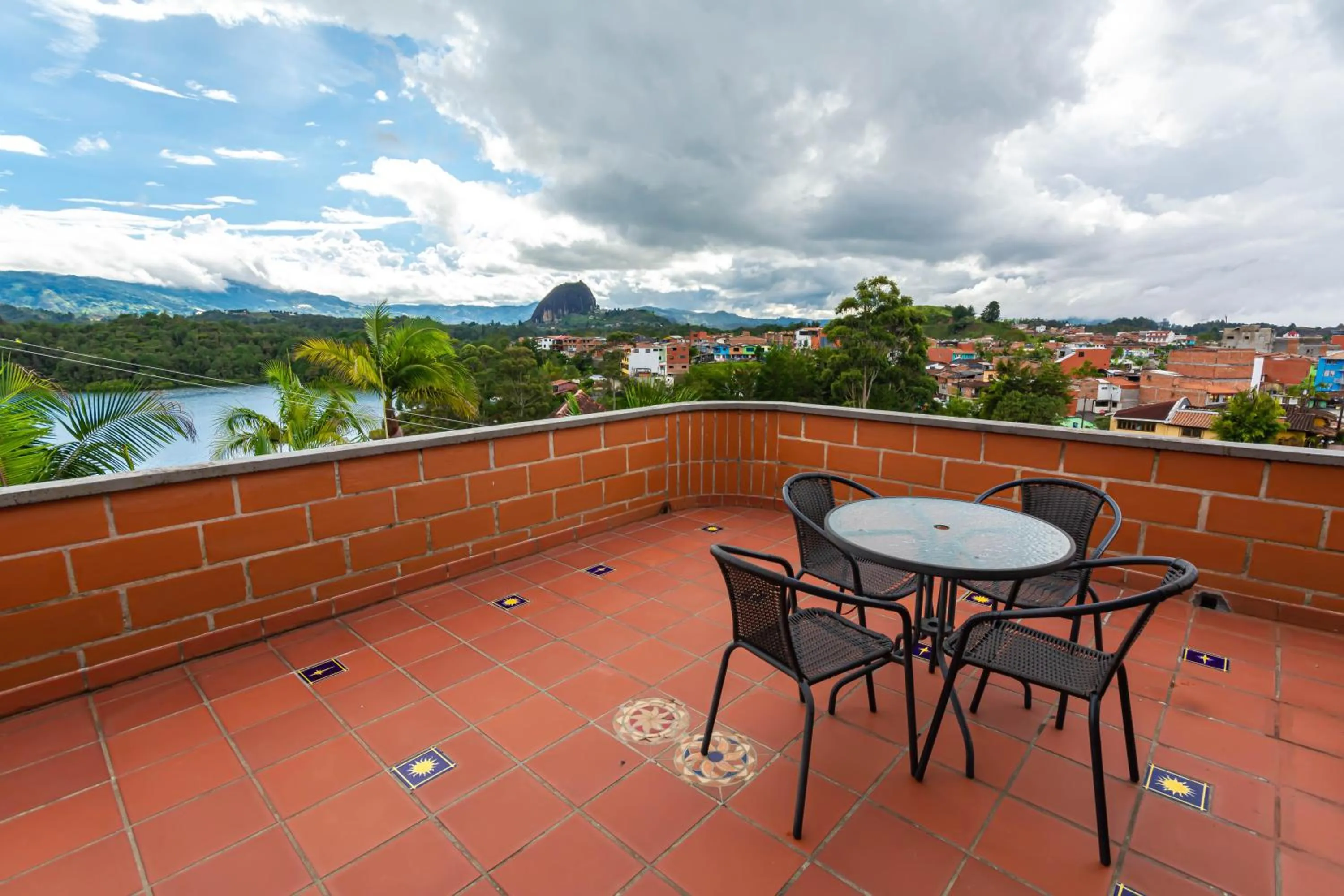 Patio in Hotel Spa Bliss Guatape