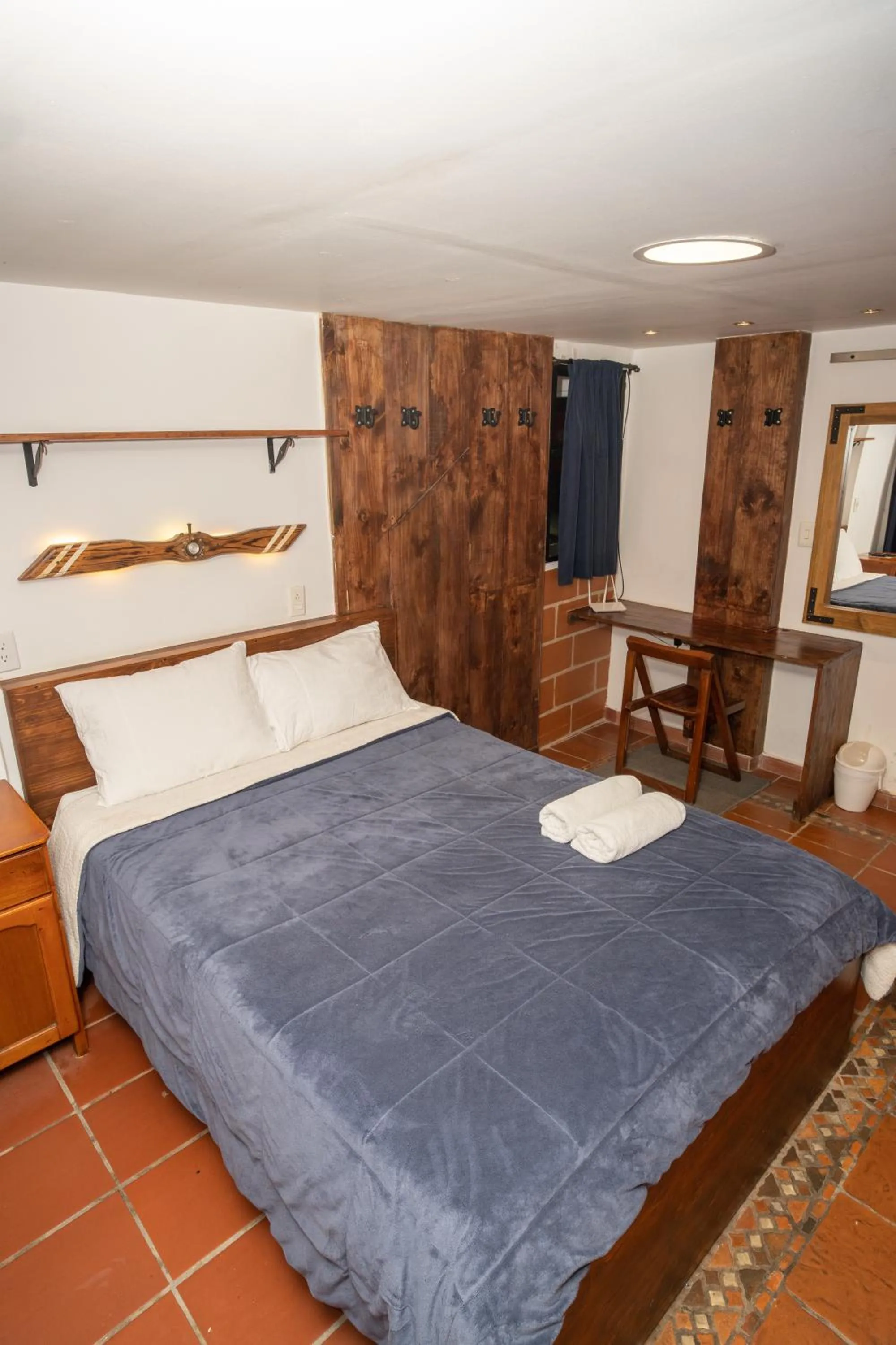 Bed in Hotel Spa Bliss Guatape