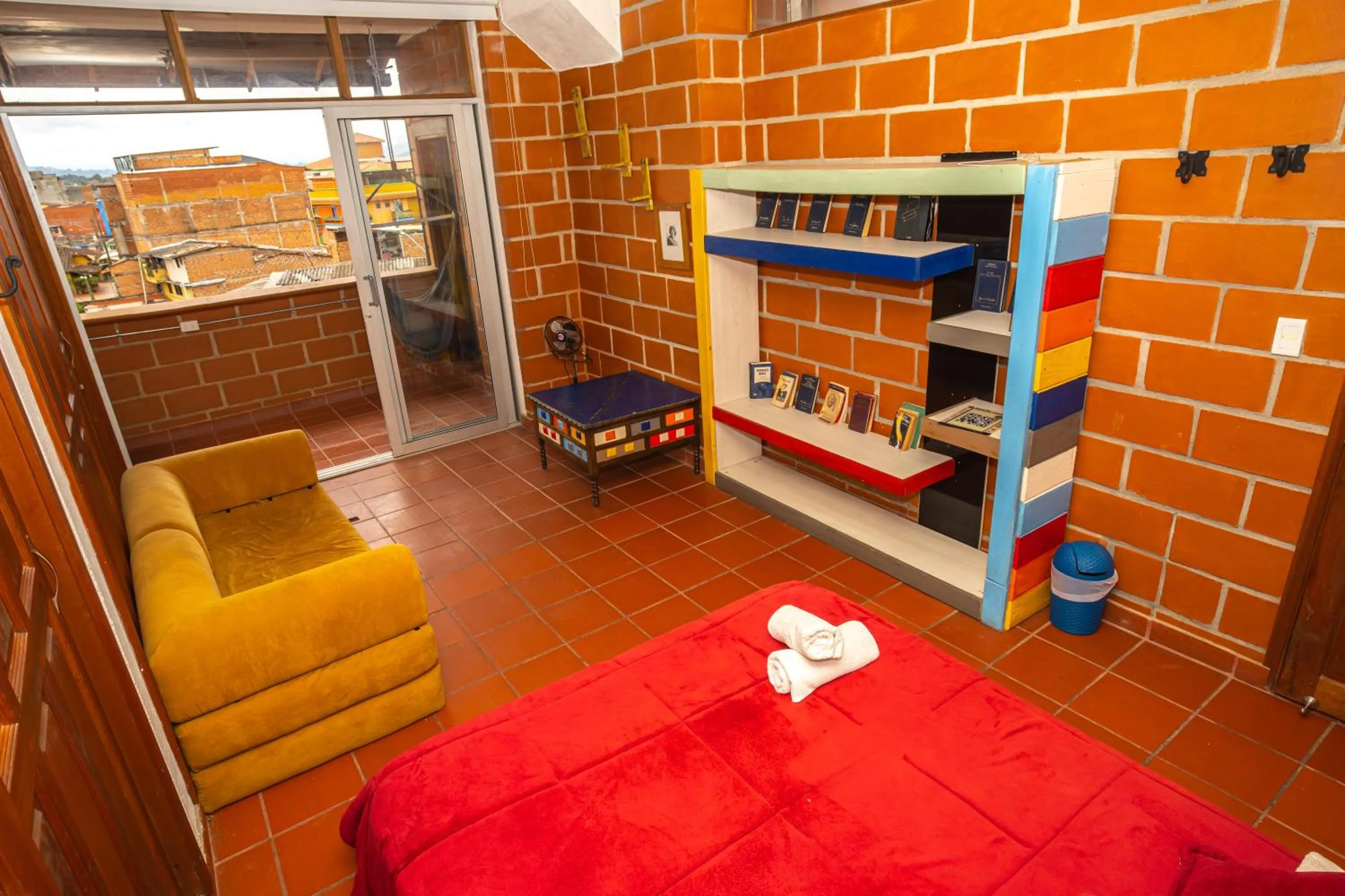 Bed in Hotel Spa Bliss Guatape