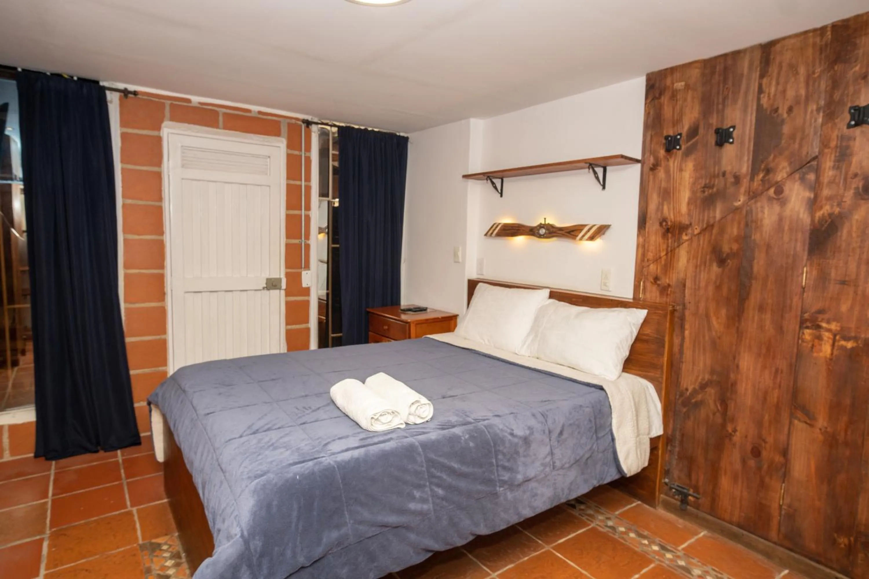 Bed in Hotel Spa Bliss Guatape