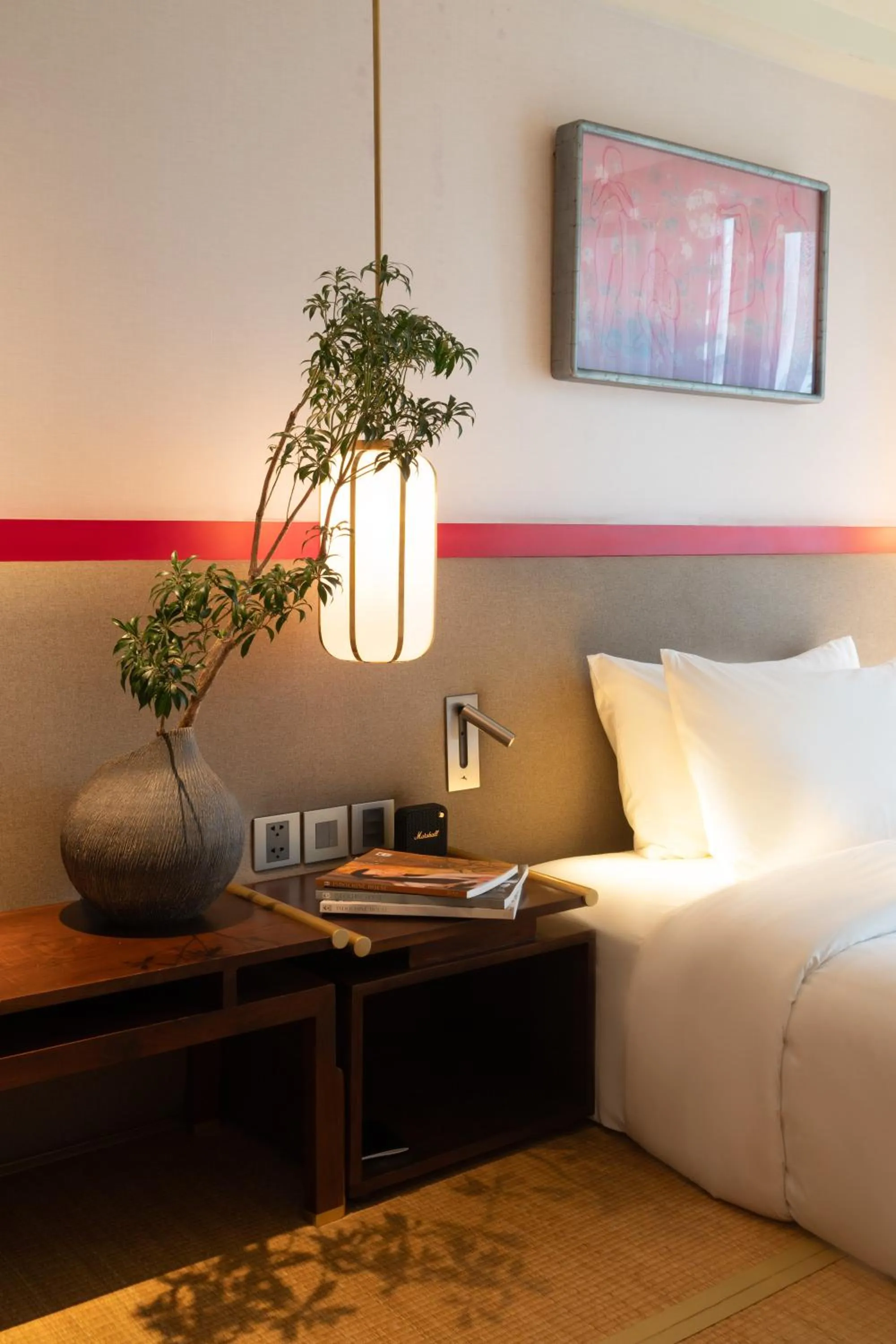 Bed in Suzu Saigon - A Boutique Hotel