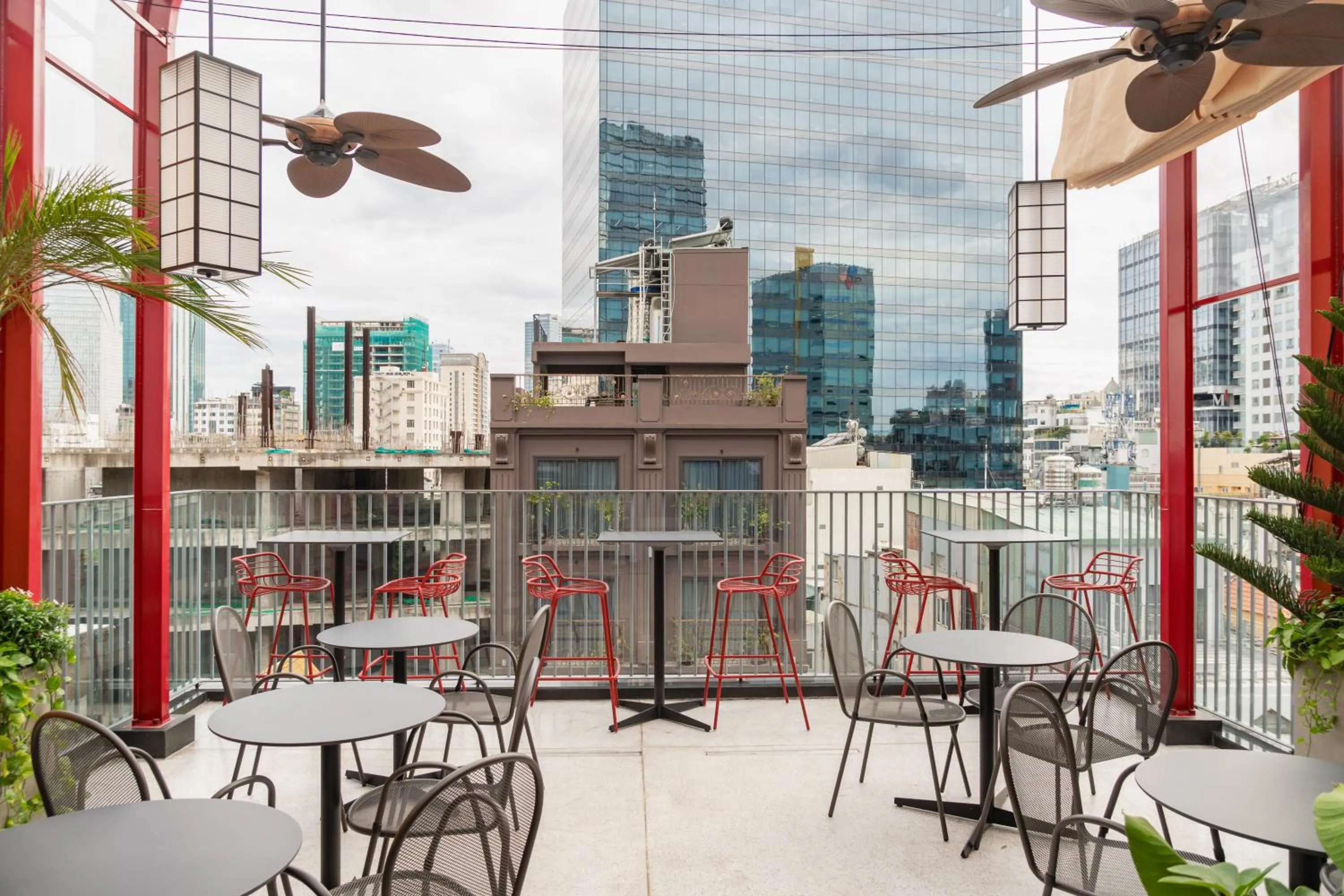 Patio in Suzu Saigon - A Boutique Hotel