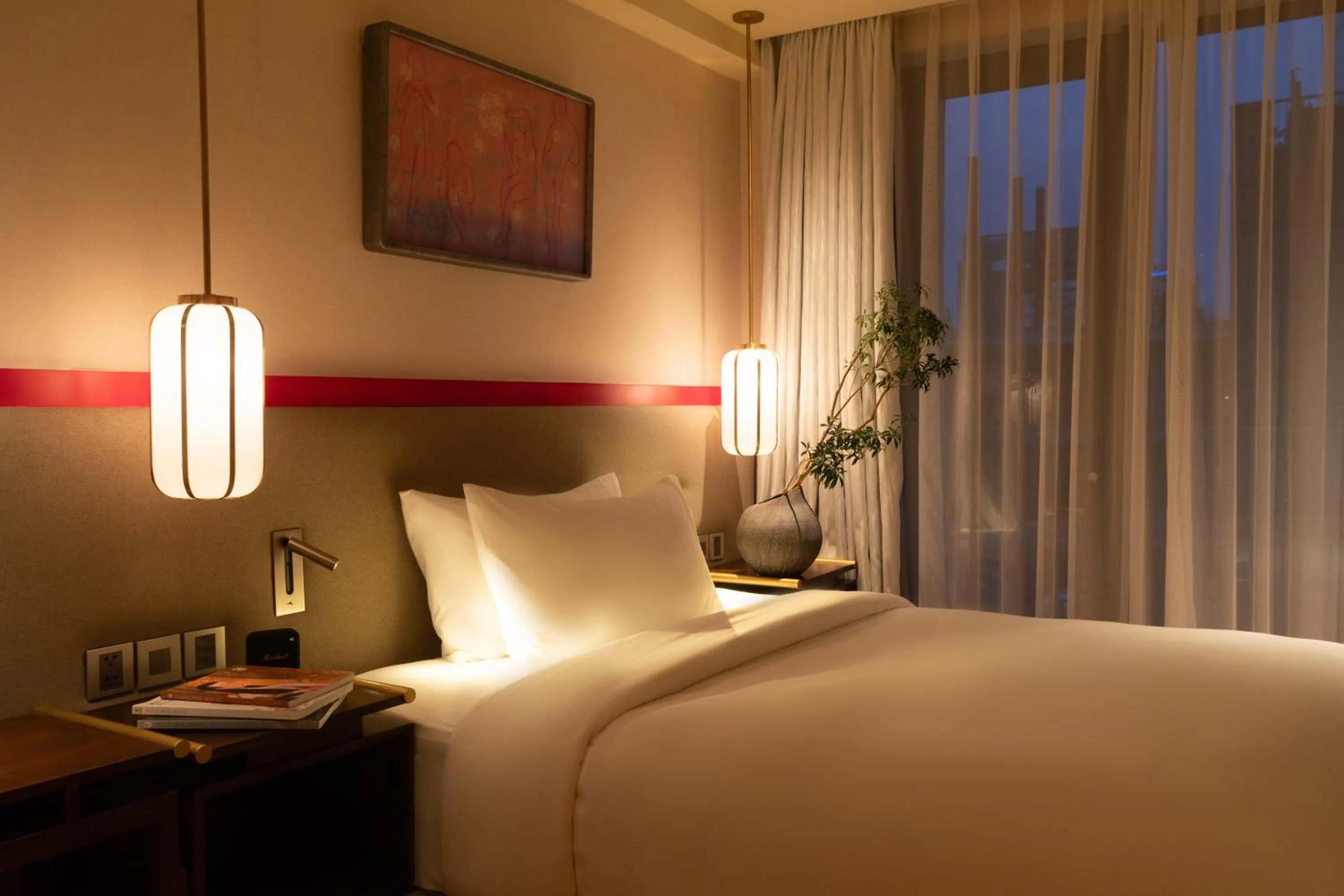 Bed in Suzu Saigon - A Boutique Hotel