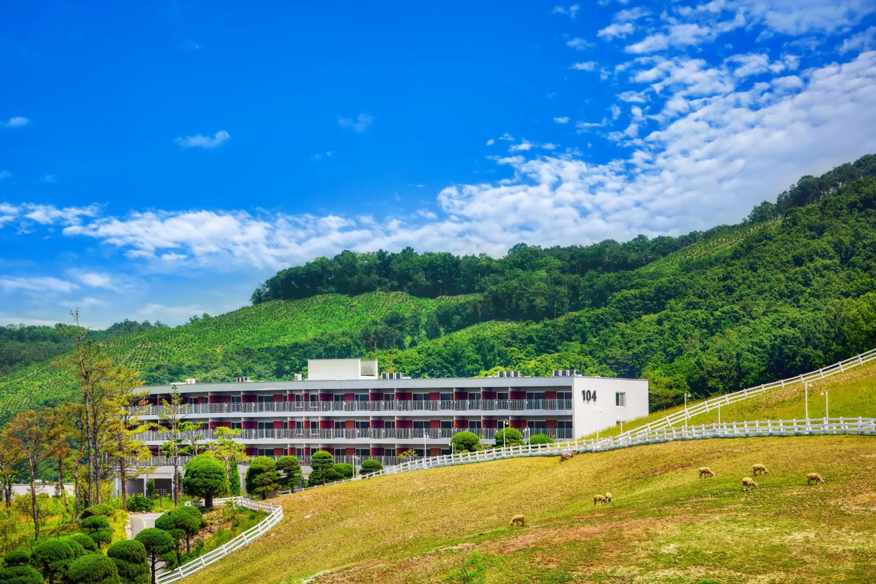 Property building in Belle Fore Resort