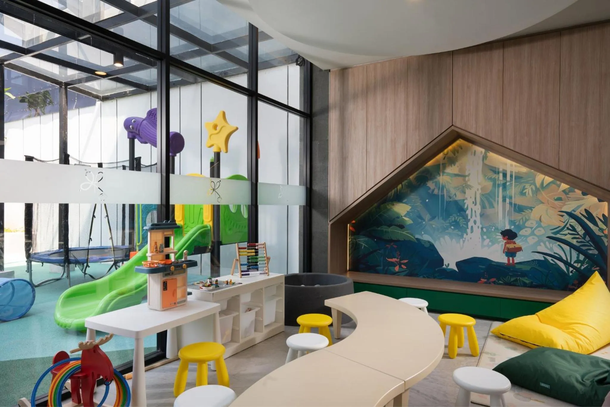 Children play ground in Laska Hotel & Resort Ciletuh