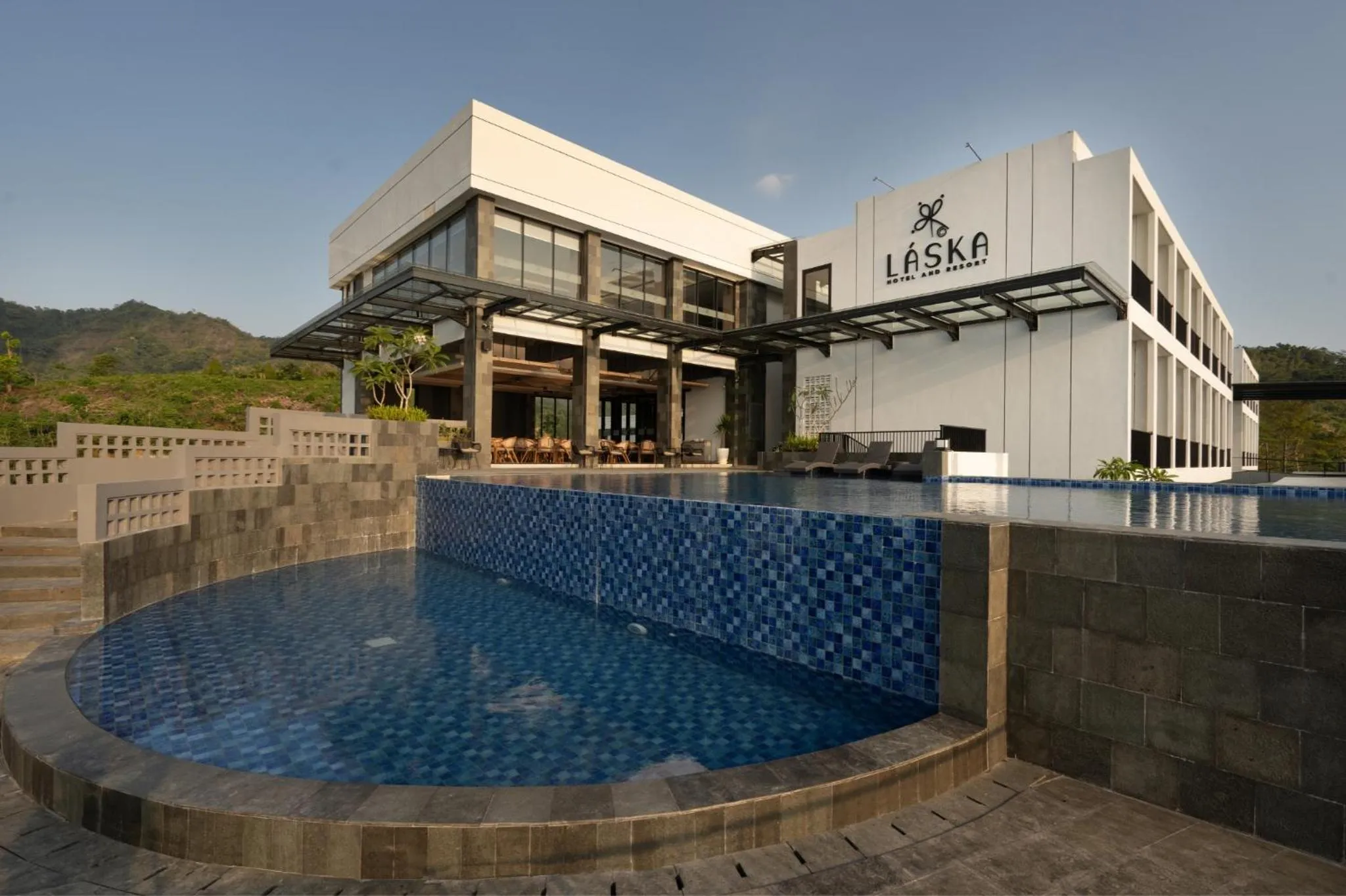 Pool view in Laska Hotel & Resort Ciletuh