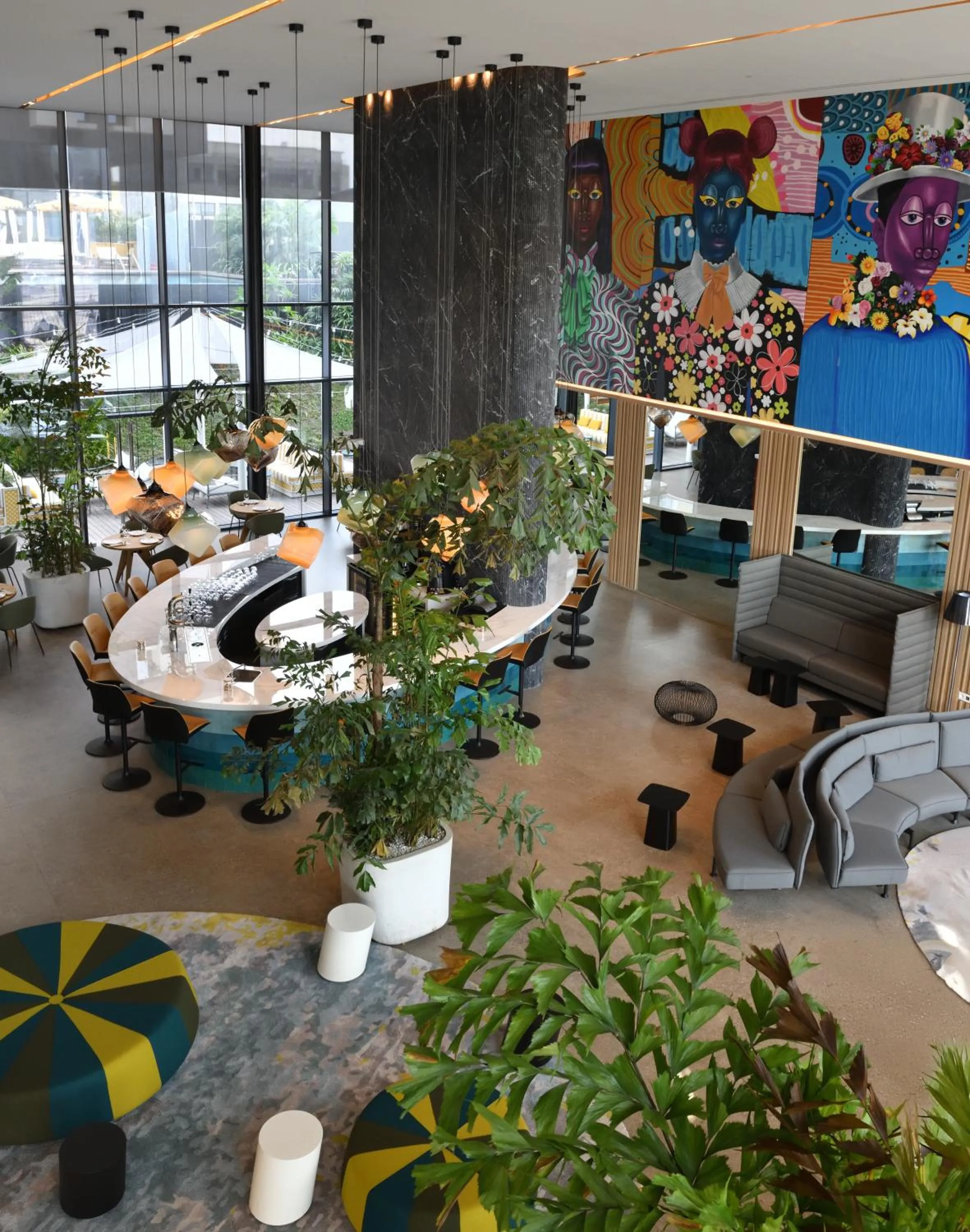 Lobby or reception in Novotel Abidjan Marcory