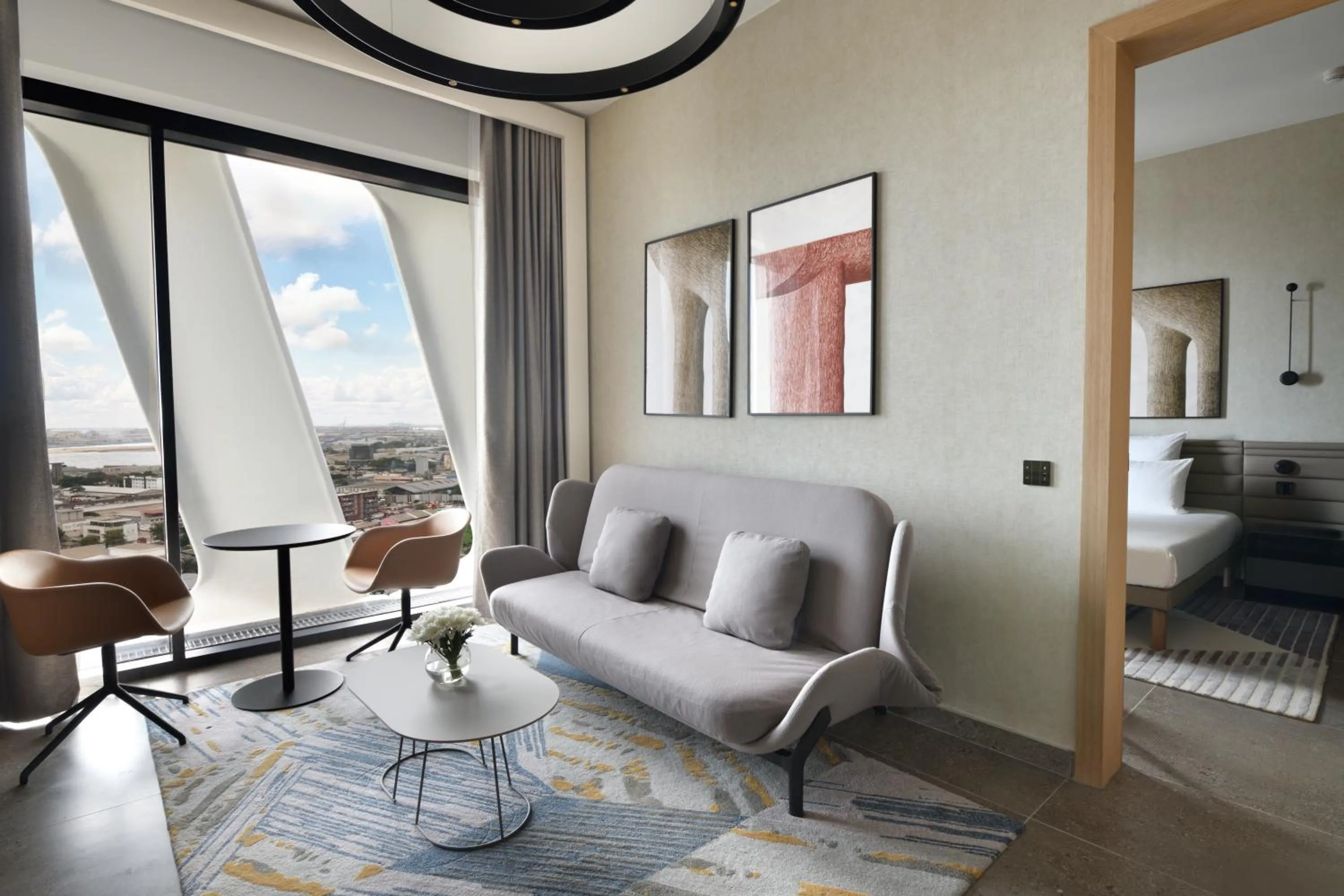 Bedroom in Novotel Abidjan Marcory