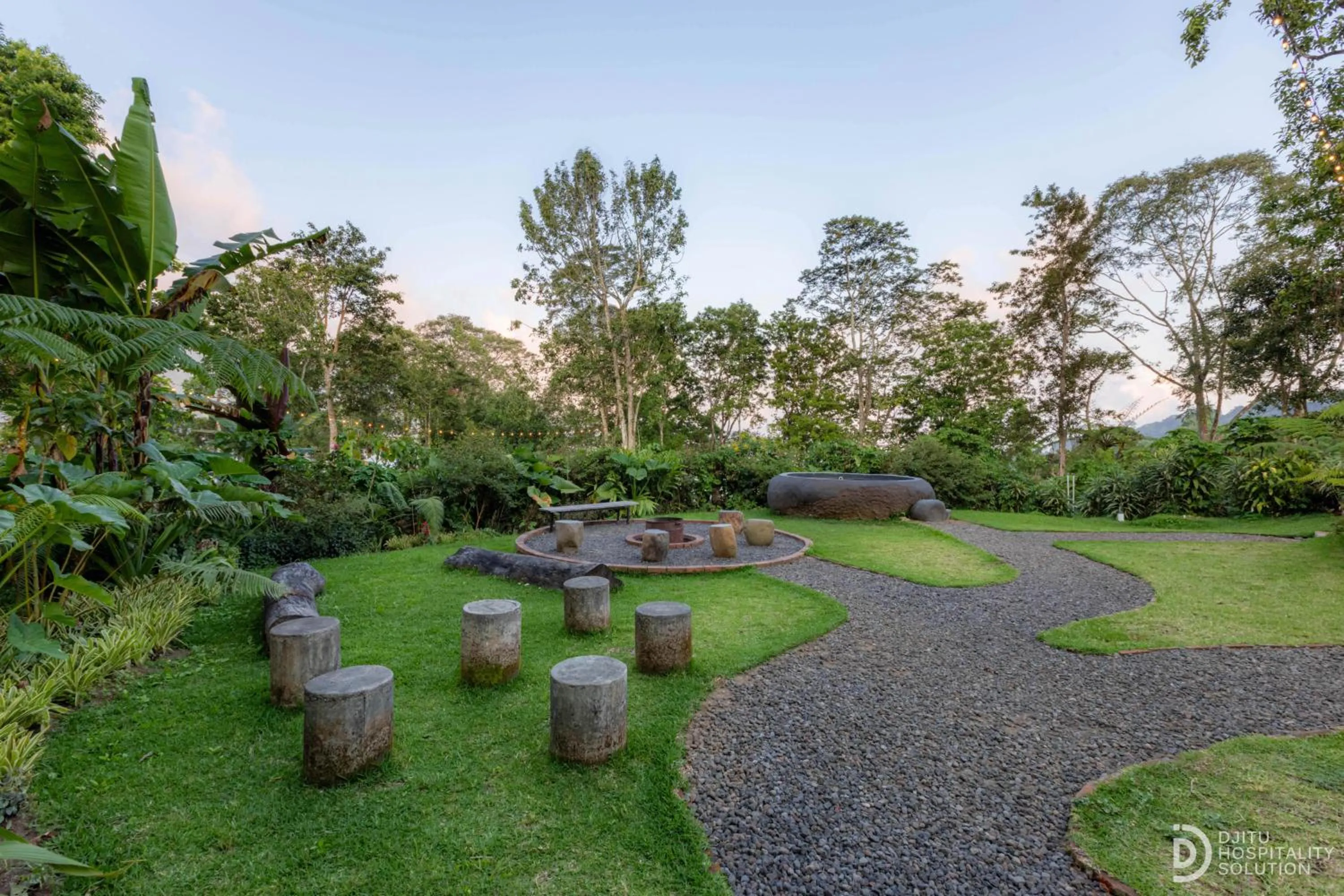 Garden in Green Lava Lake View Glamping Bedugul By IHM