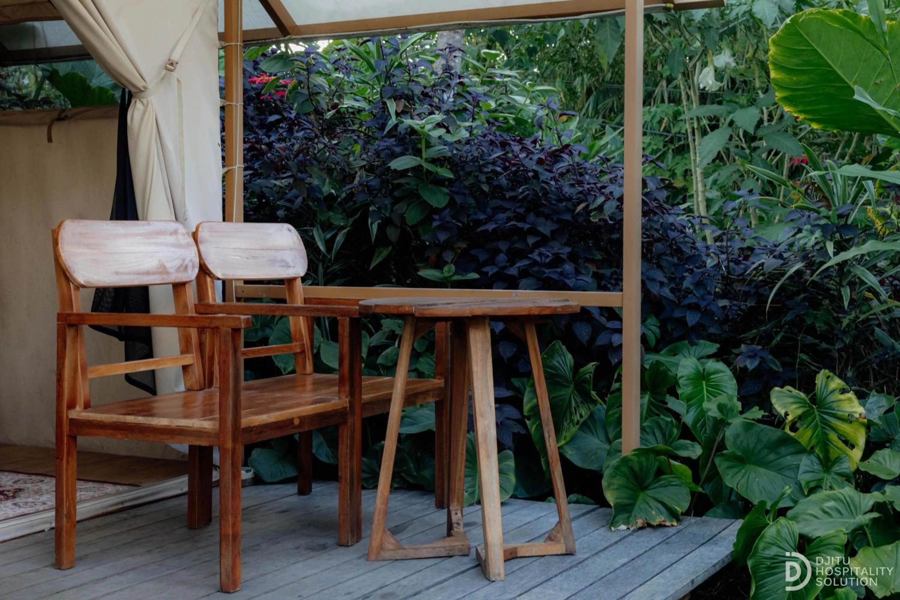 Balcony/Terrace in Green Lava Lake View Glamping Bedugul By IHM