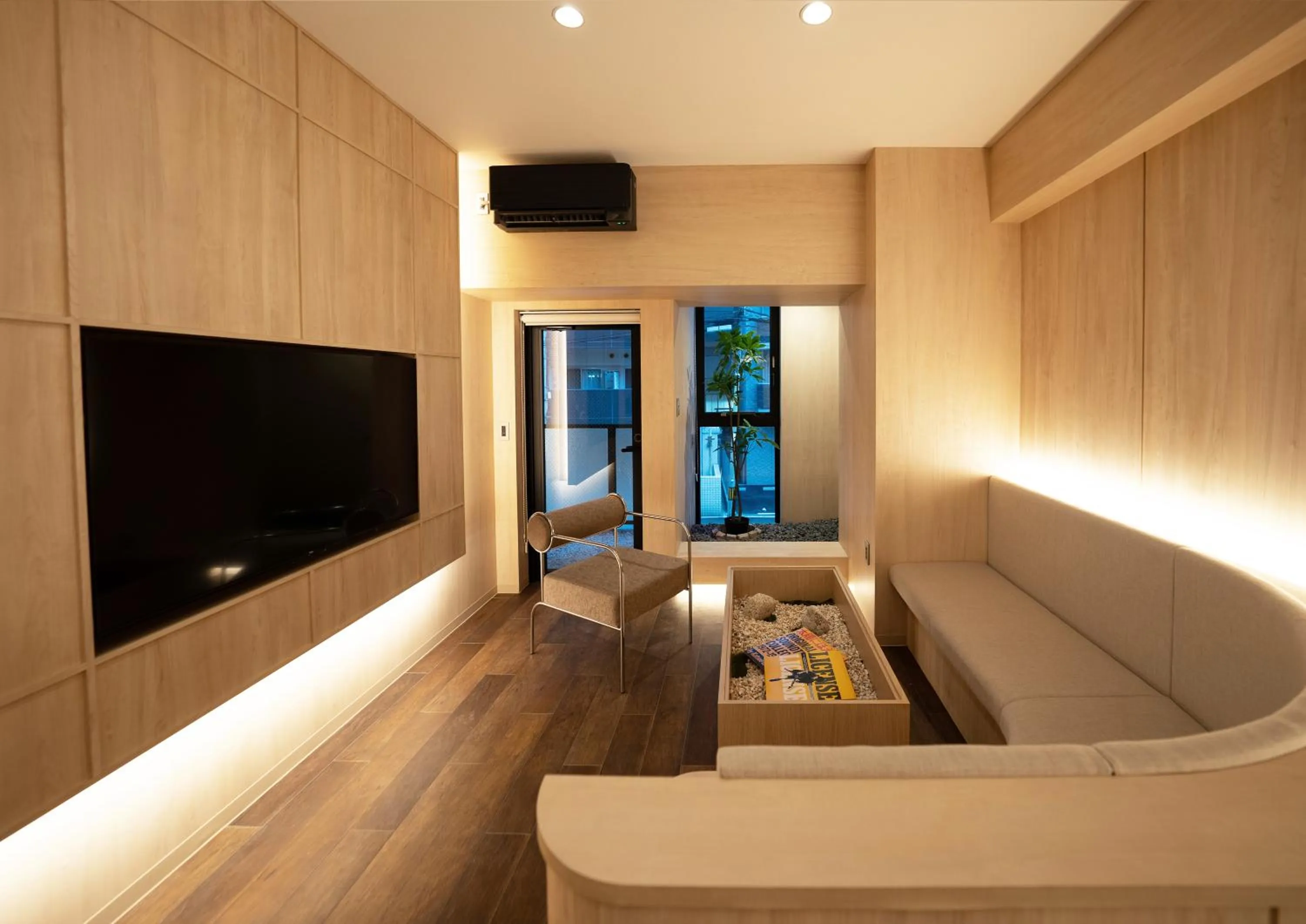 Living room in UH Suite Namba Station