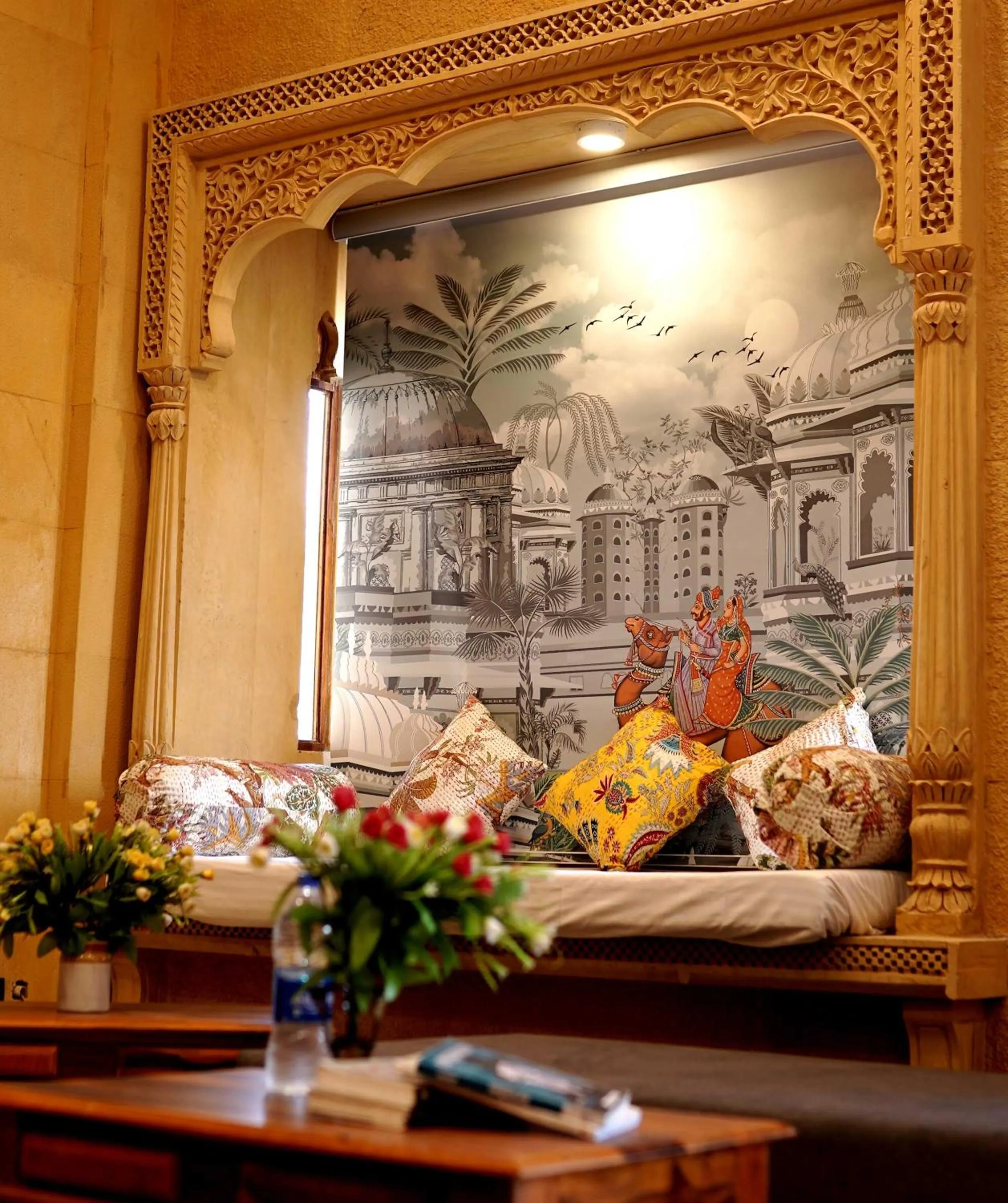 Seating area in Hotel Golden Signature