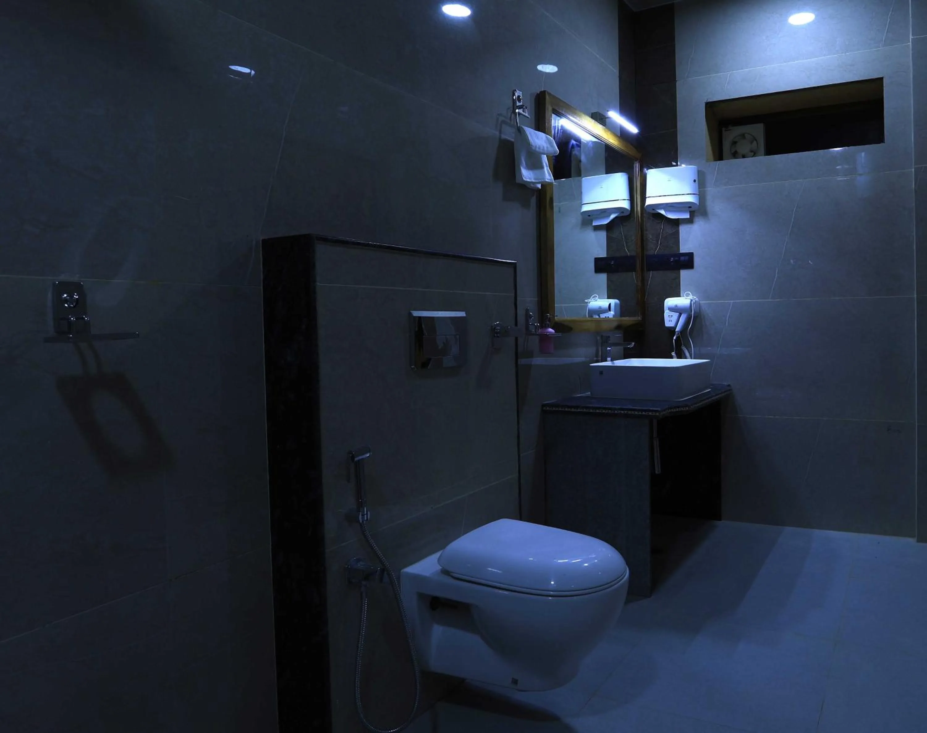 Bathroom, Bed in Hotel Golden Signature