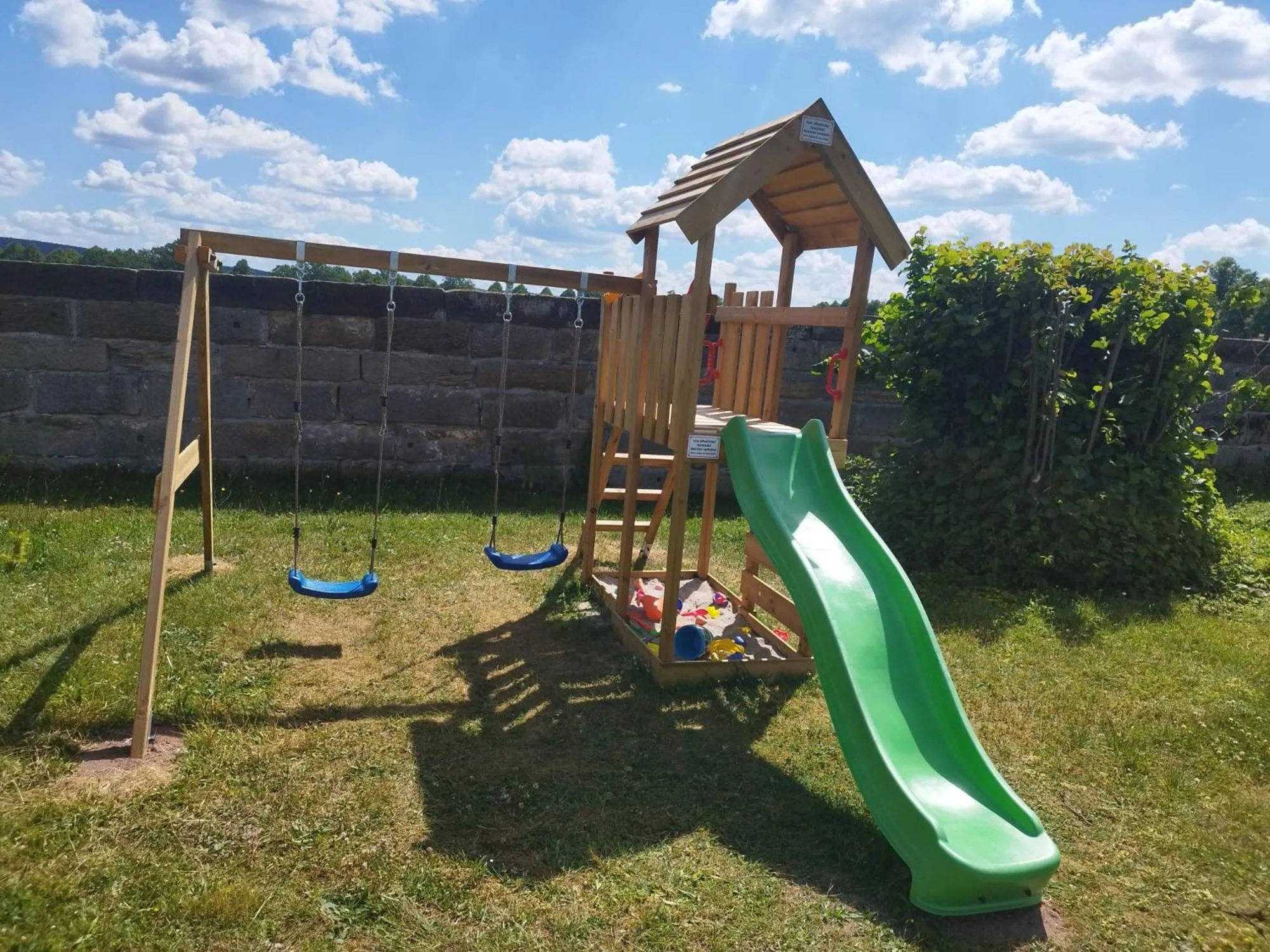 Children play ground in Schloss Hotel Colmdorf