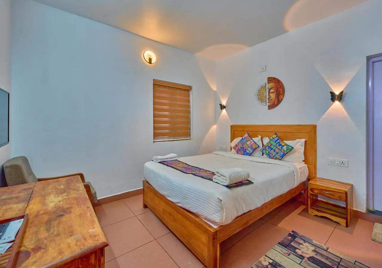 Bedroom, Bed in Silent Retreat Ooty Pool Resort by VOYE HOMES