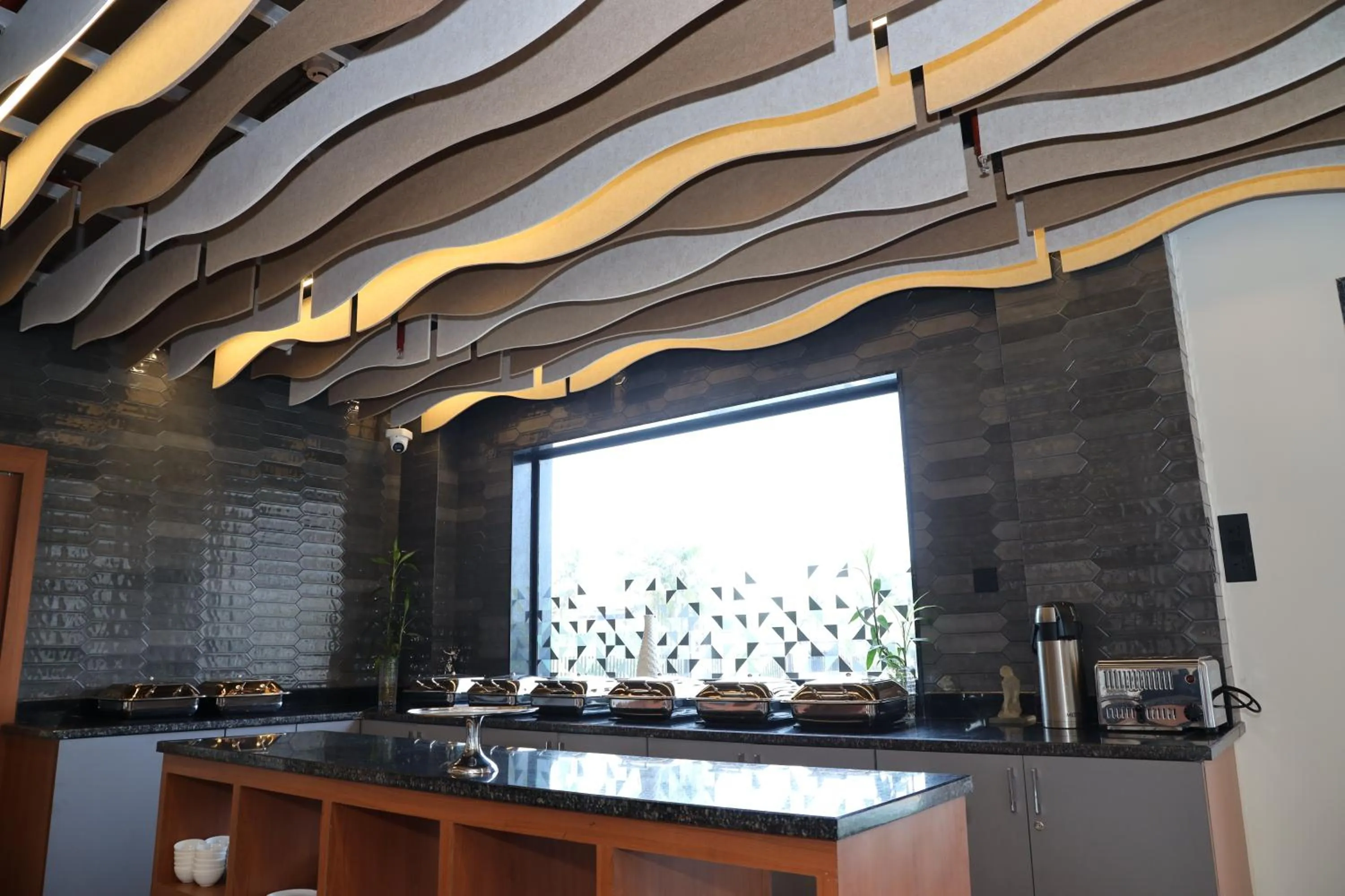 Buffet breakfast in The Citi Residenci Hotel, Banskopa