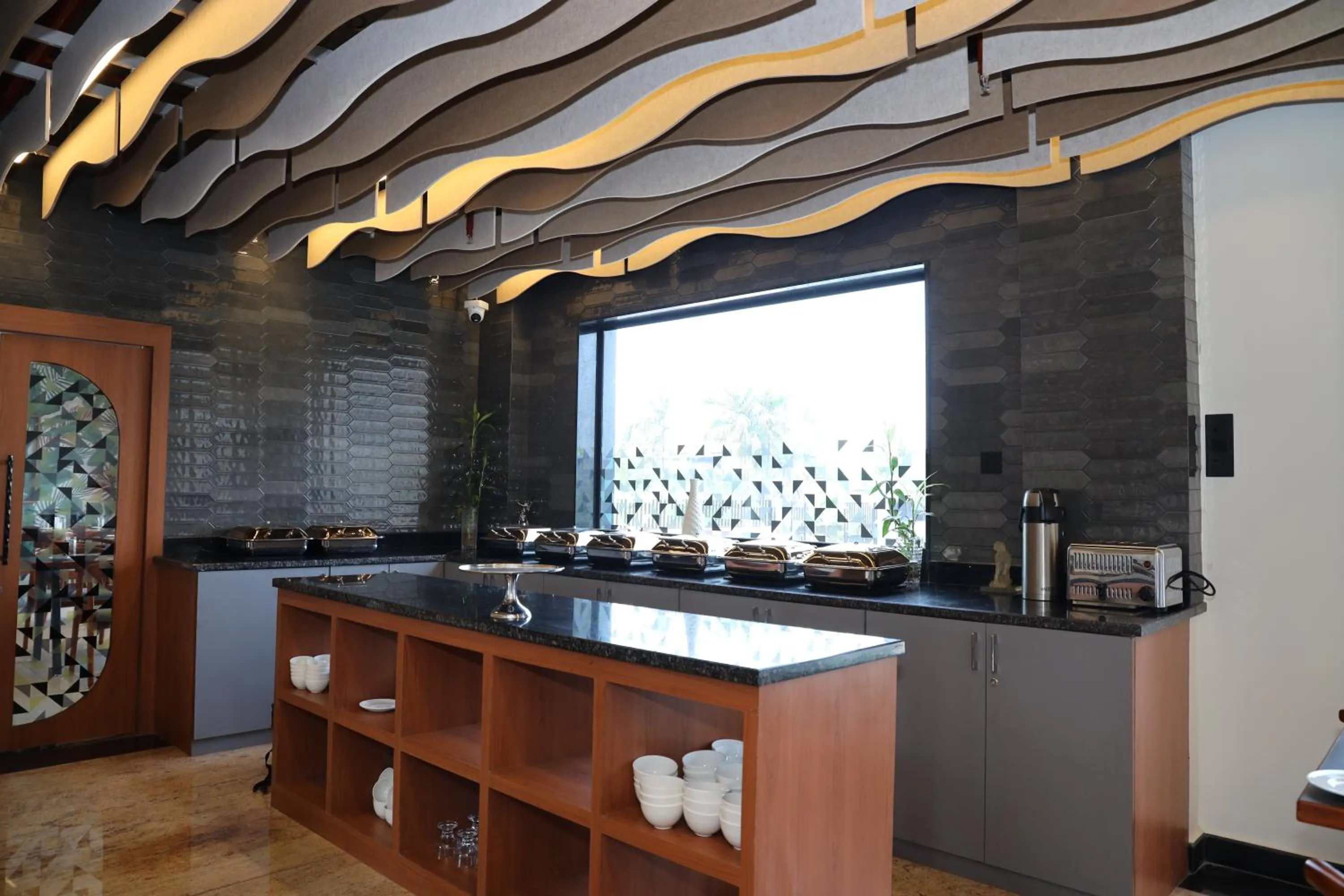 Buffet breakfast in The Citi Residenci Hotel, Banskopa