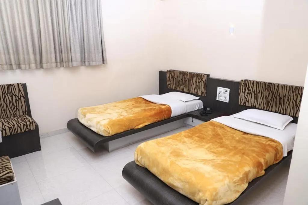 Bedroom, Bed in The Byke Embassy - Surat