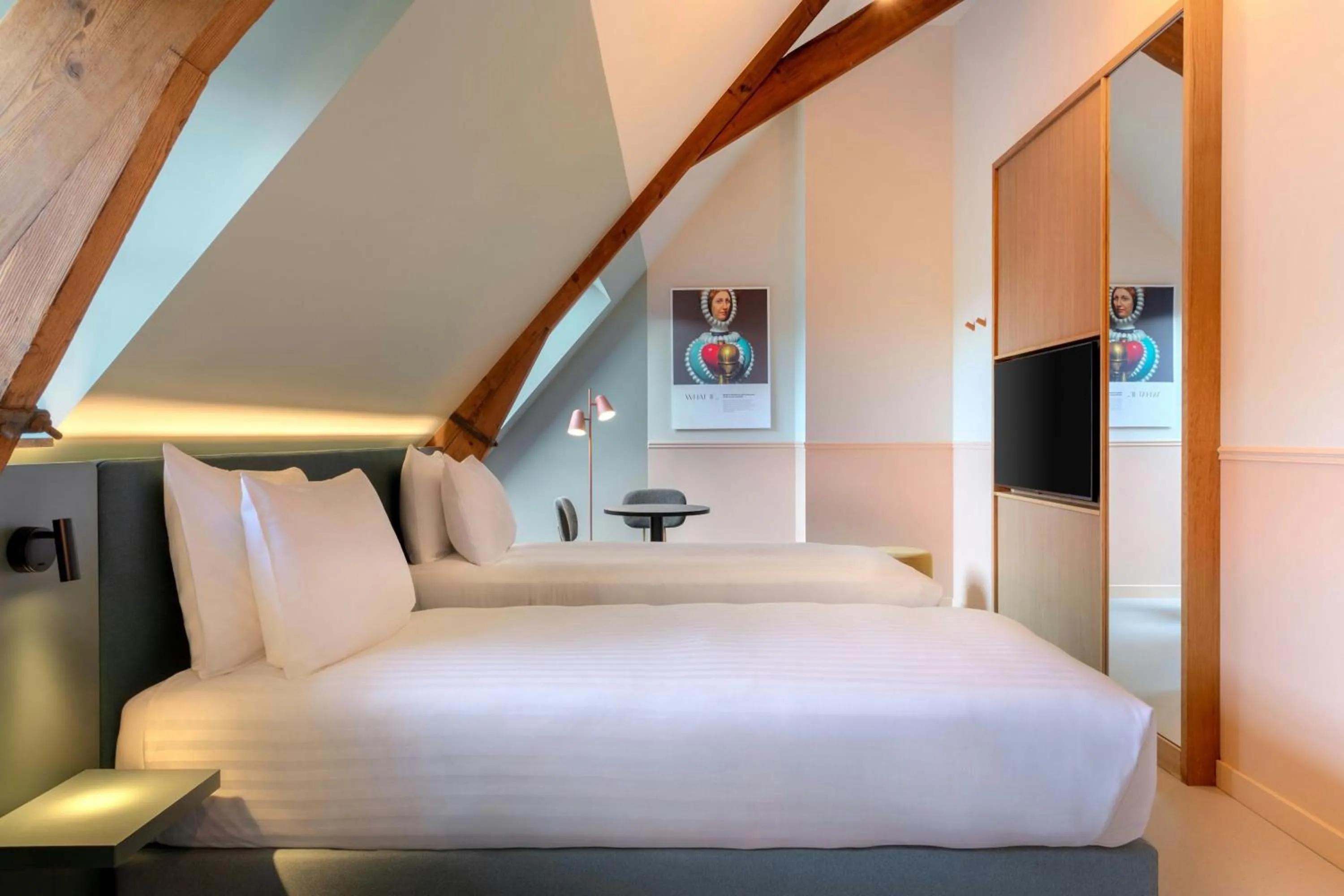 Photo of the whole room, Bed in The Rebyl, Nijmegen, a Tribute Portfolio Hotel
