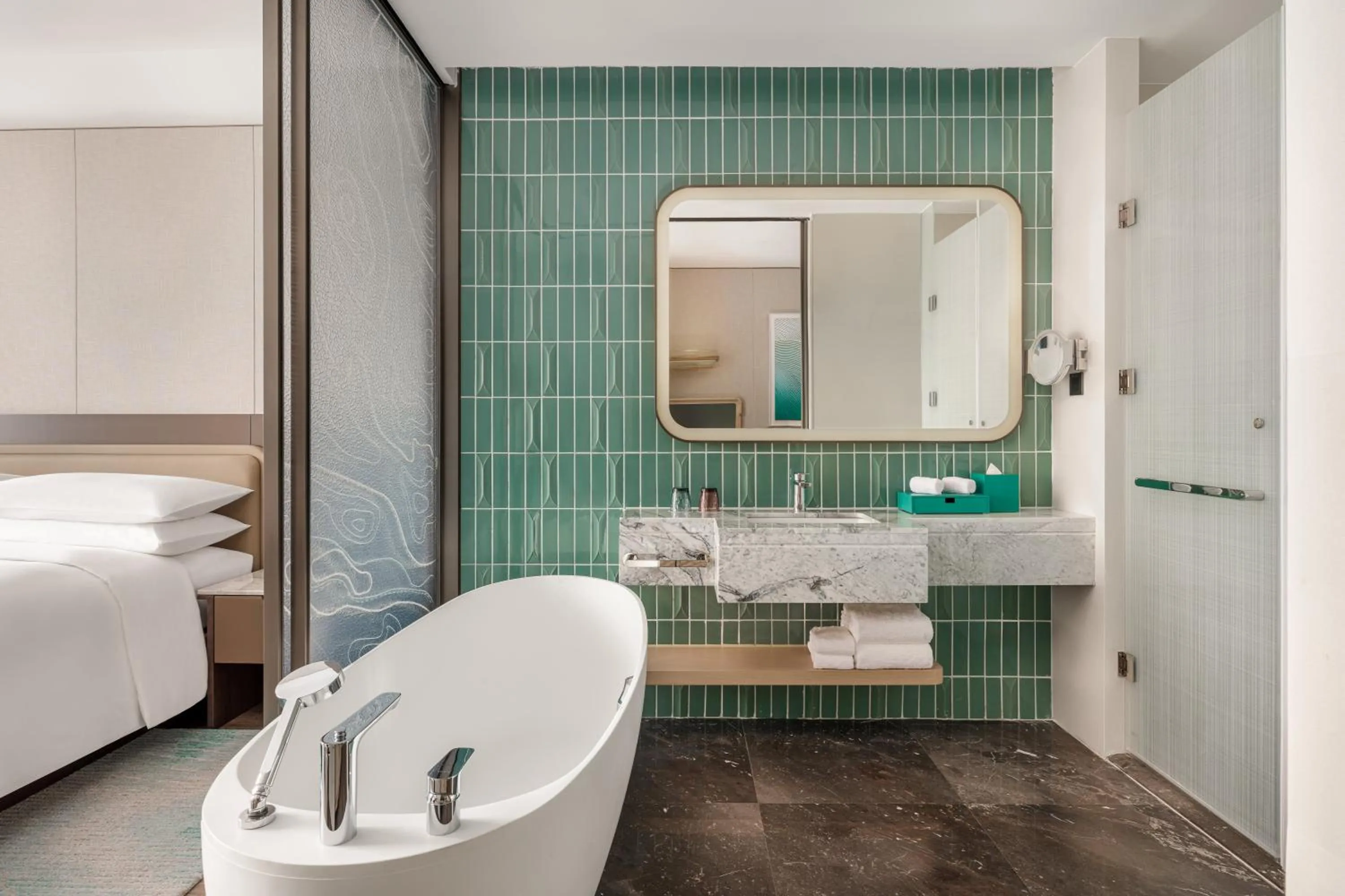 Toilet in Lishui Marriott Hotel