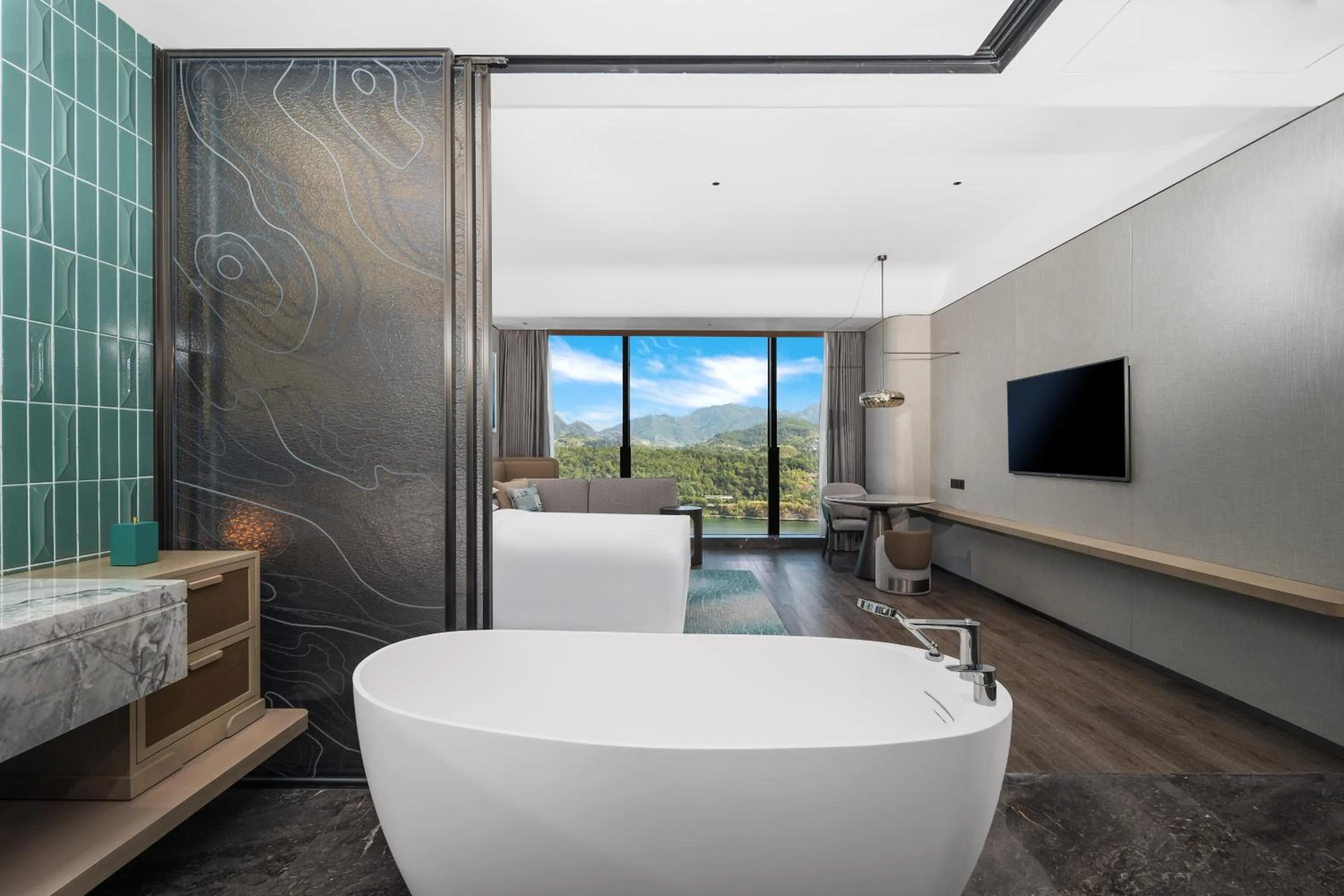 Photo of the whole room in Lishui Marriott Hotel