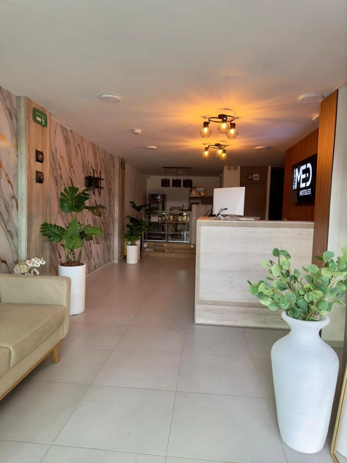 Lobby or reception in Hotel Med Llanogrande