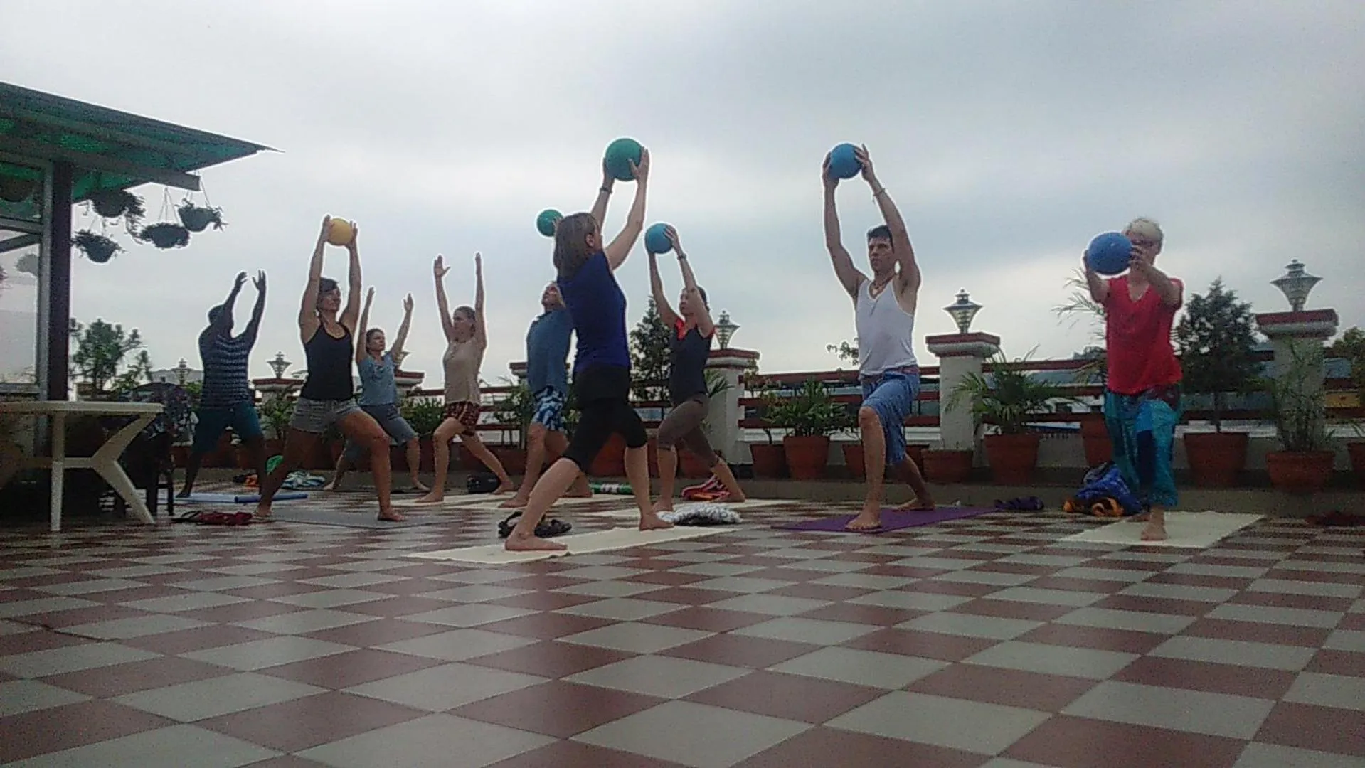 Balcony/Terrace in Hotel Krishna Ji