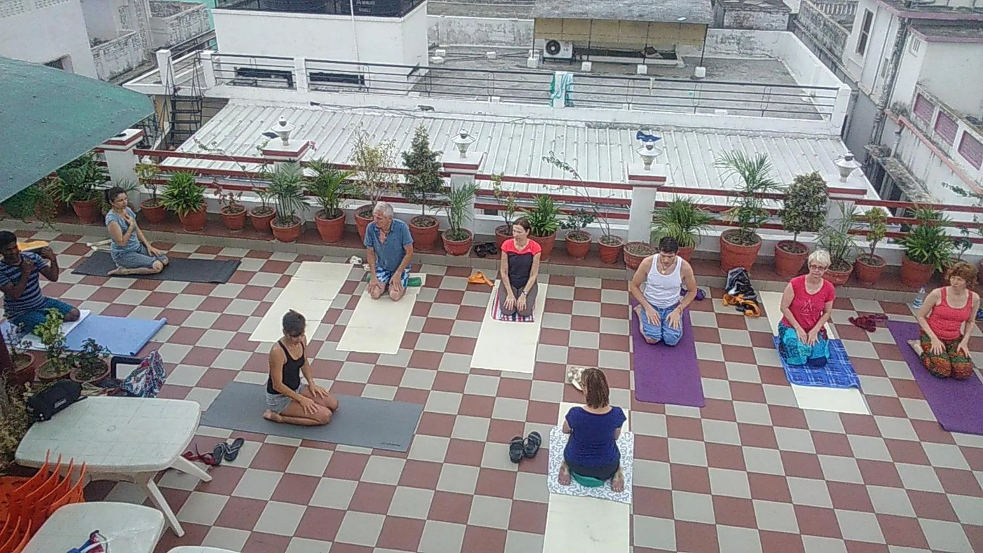 Balcony/Terrace in Hotel Krishna Ji