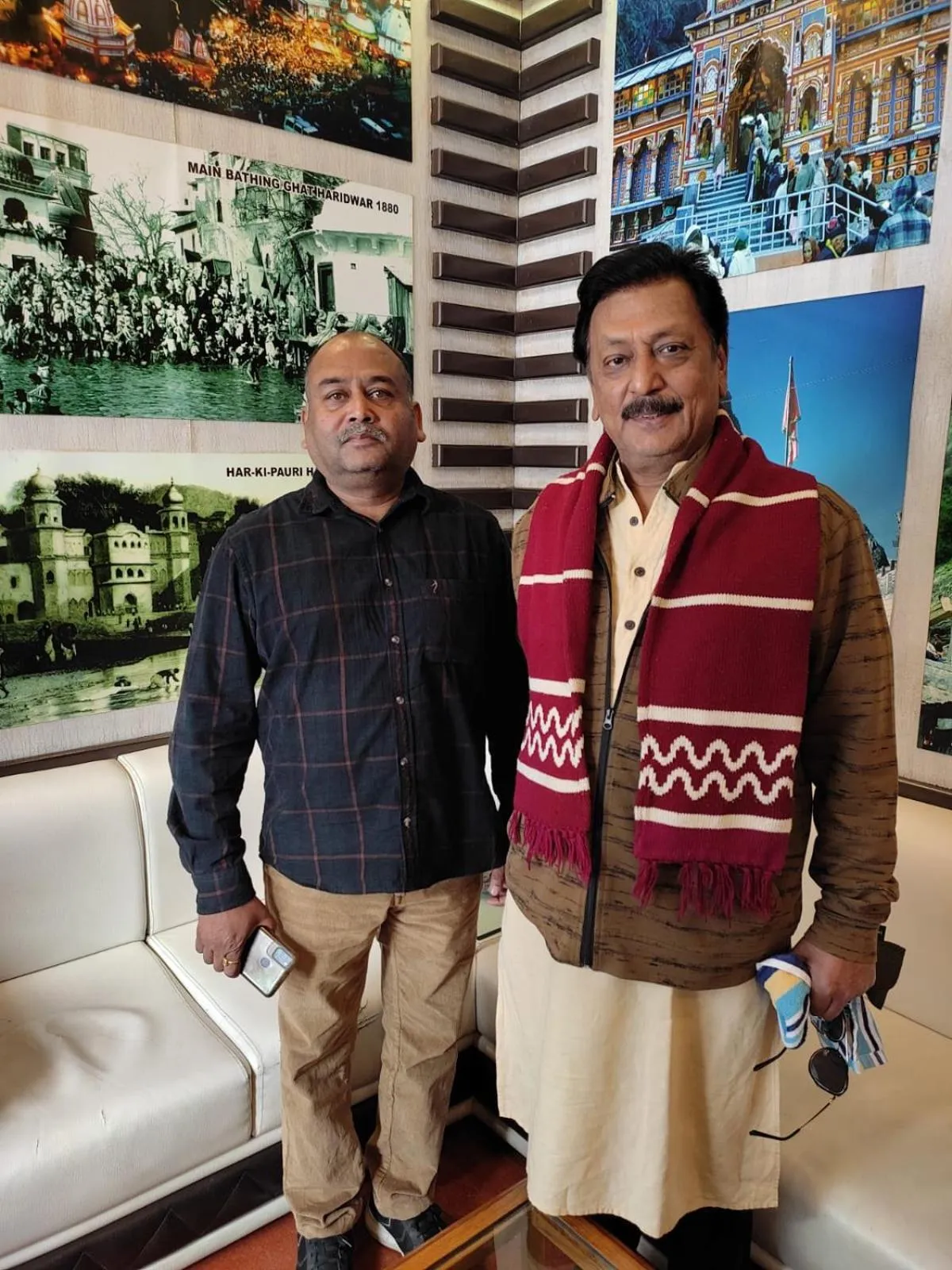 group of guests in Hotel Krishna Ji