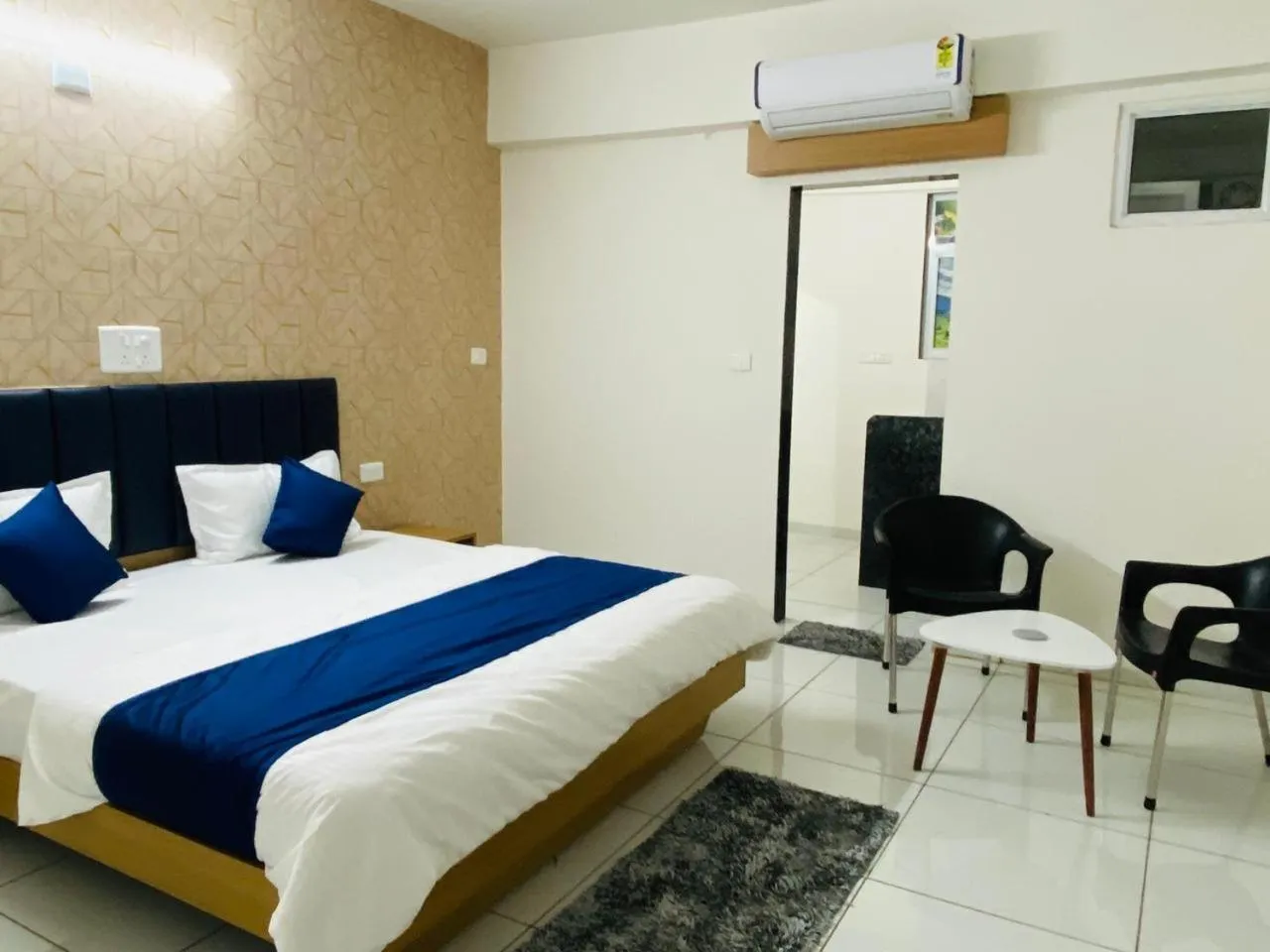 Bed in Hotel Balaji Villa