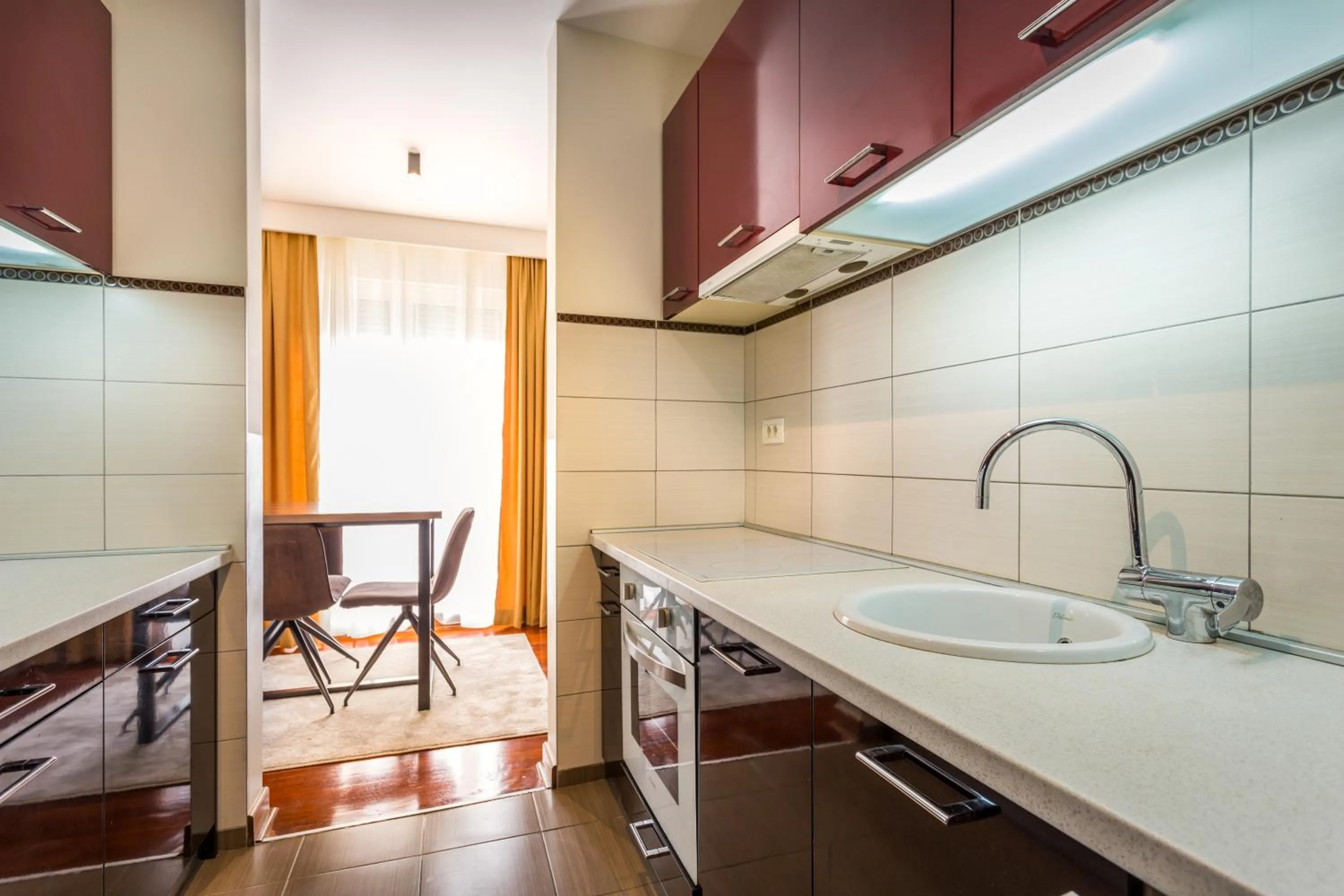 kitchen in Feel Belgrade Apartments