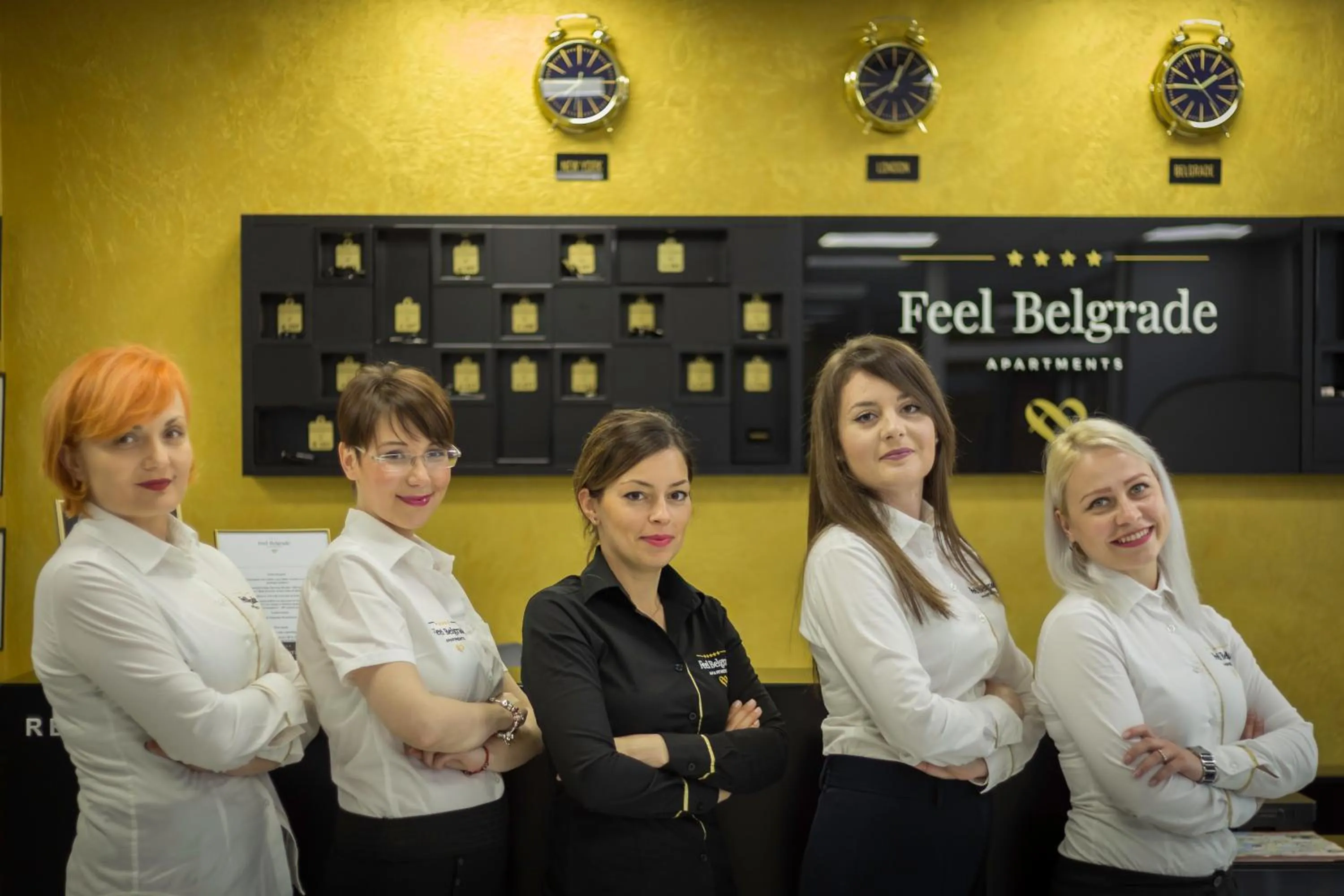Staff in Feel Belgrade Apartments