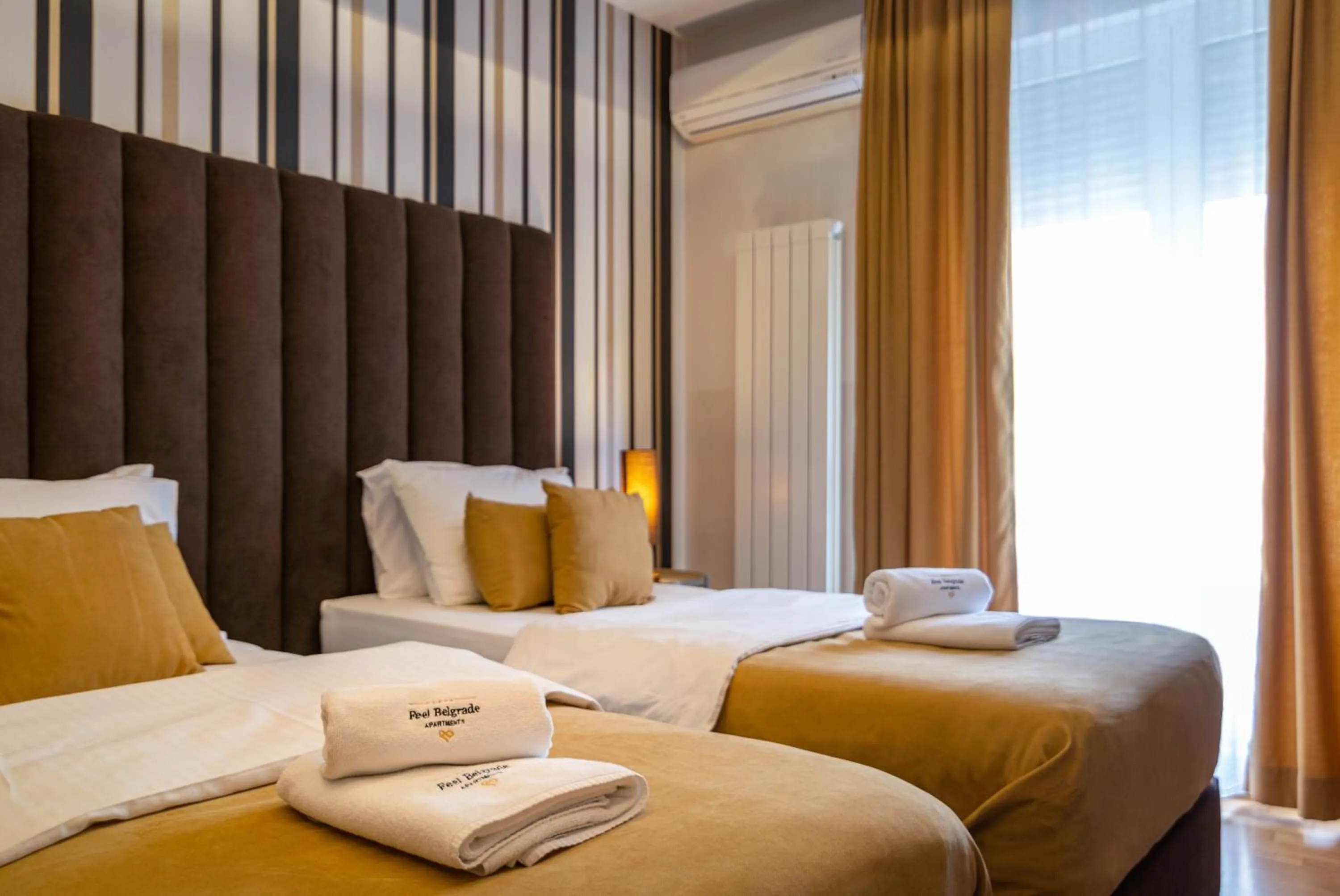 Bedroom, Bed in Feel Belgrade Apartments