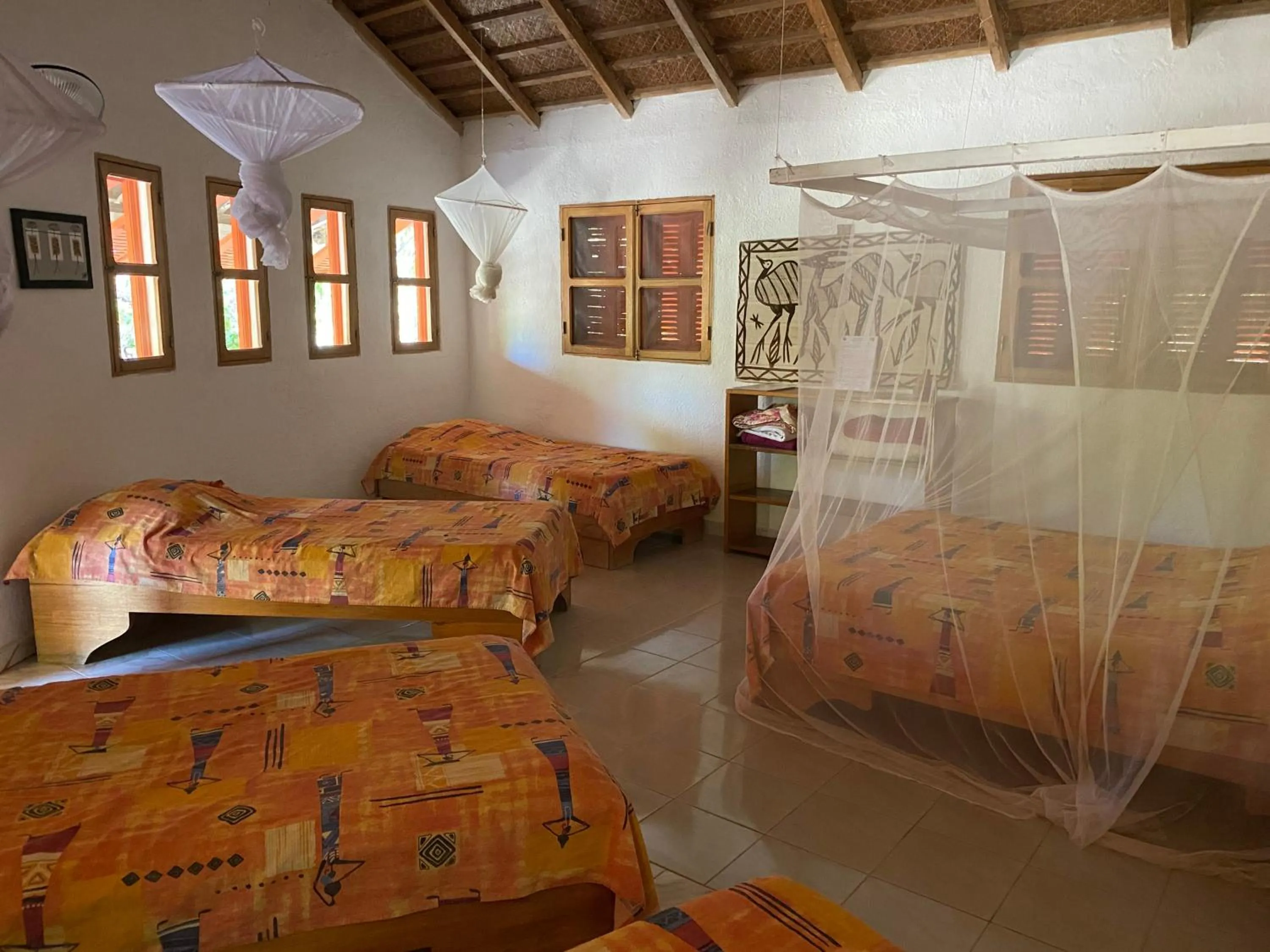 Bed in Bazouk Du Saloum Ecolodge Solidaire
