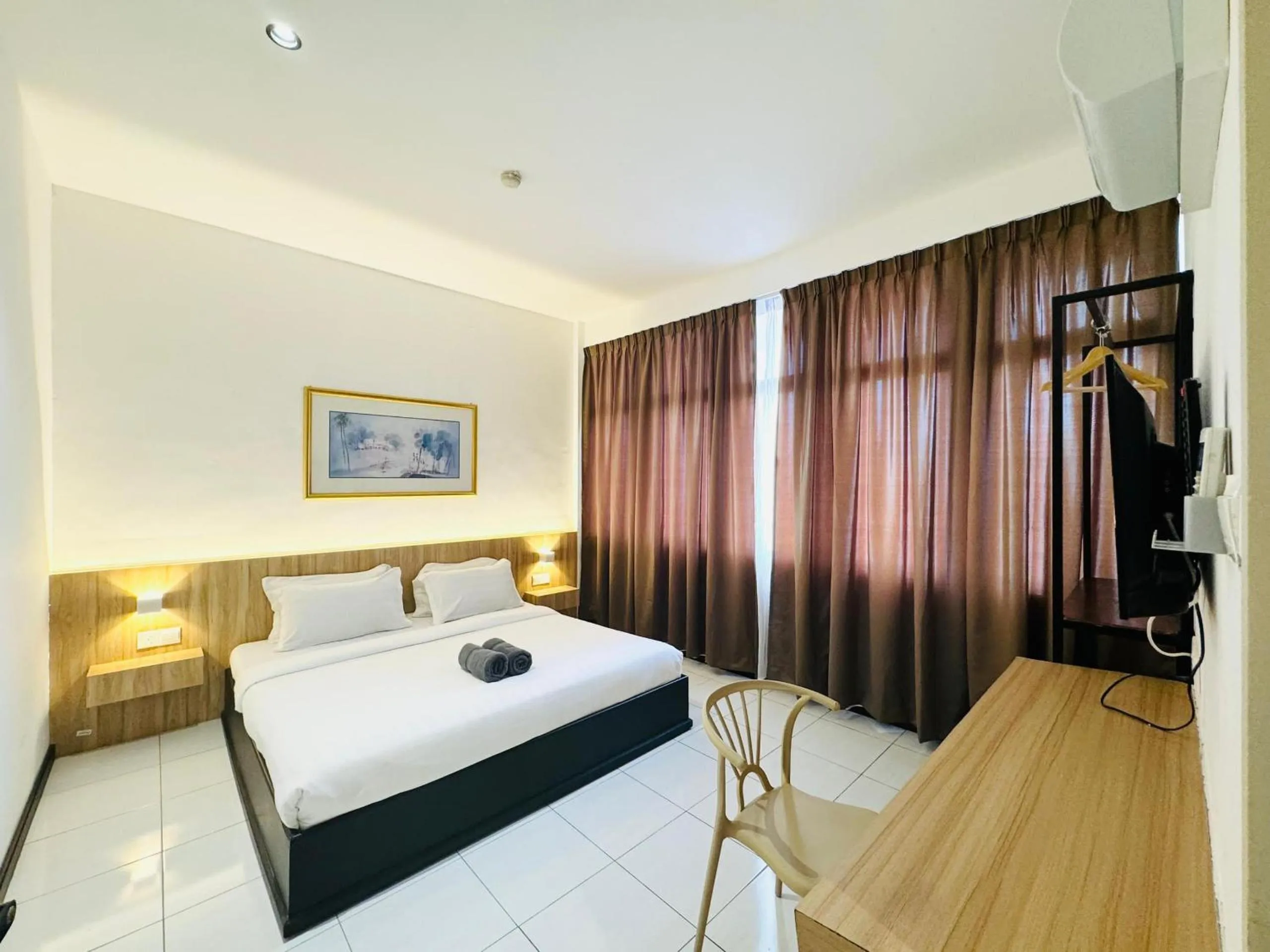Bed in Mangrove Hotel Tawau
