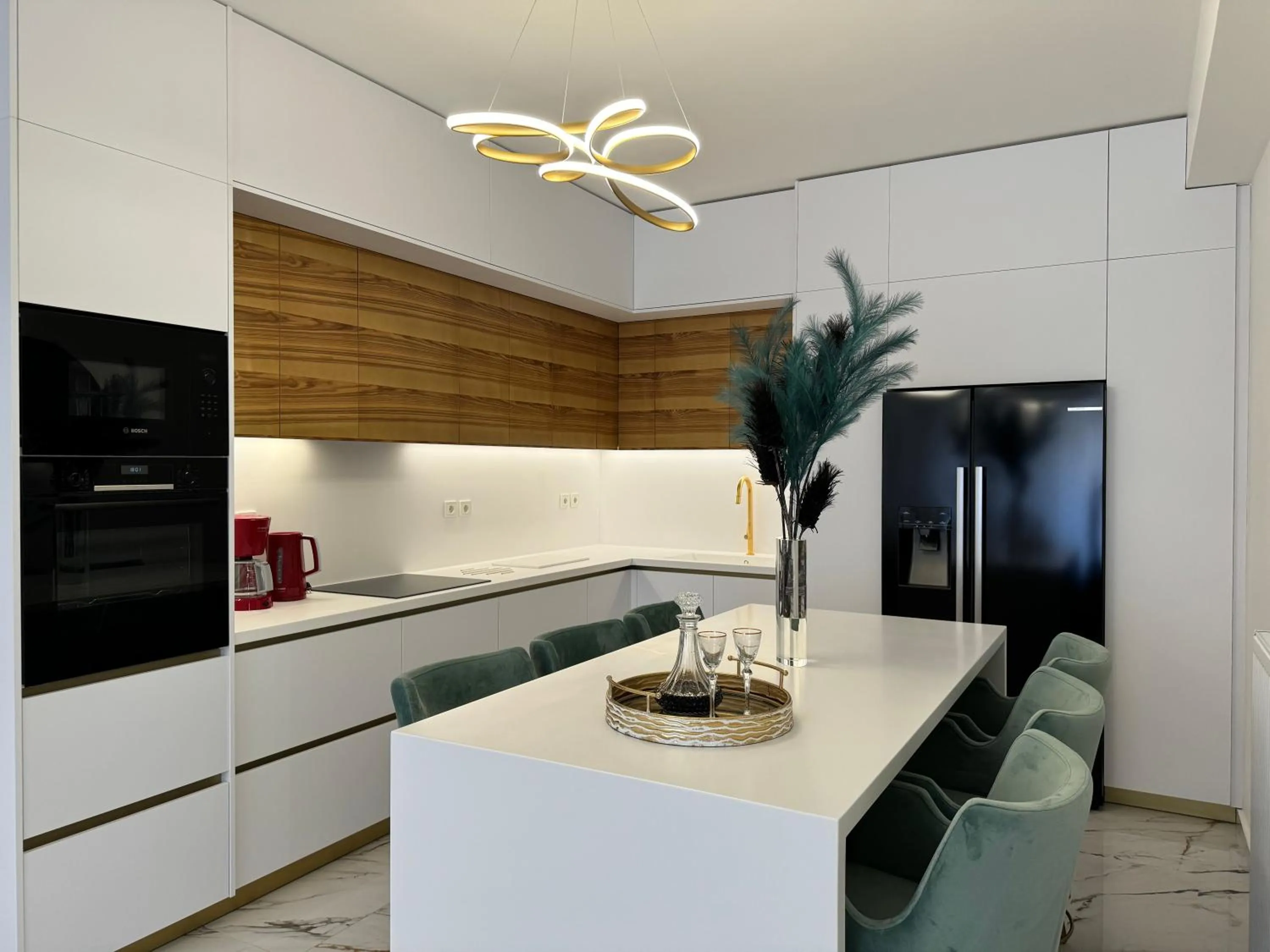 Kitchen or kitchenette in Madi Luxury Stay Patra