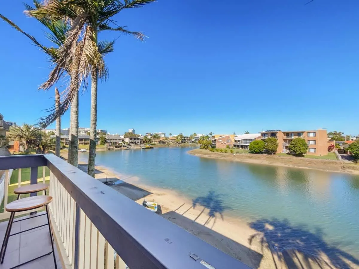Balcony/Terrace in Waterfront Serenity - Steps from Mooloolaba Beach