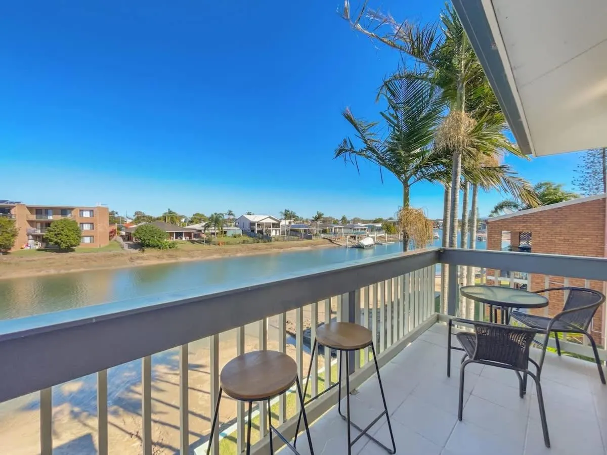 Balcony/Terrace in Waterfront Serenity - Steps from Mooloolaba Beach