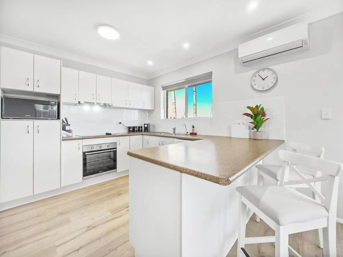Kitchen or kitchenette in Waterfront Serenity - Steps from Mooloolaba Beach
