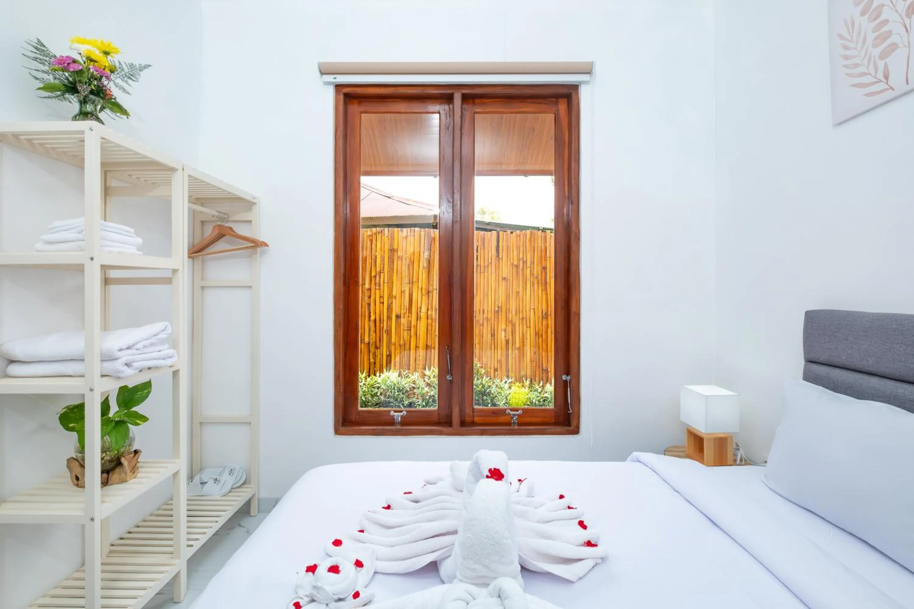 Bed in Villa Kayu Amertha