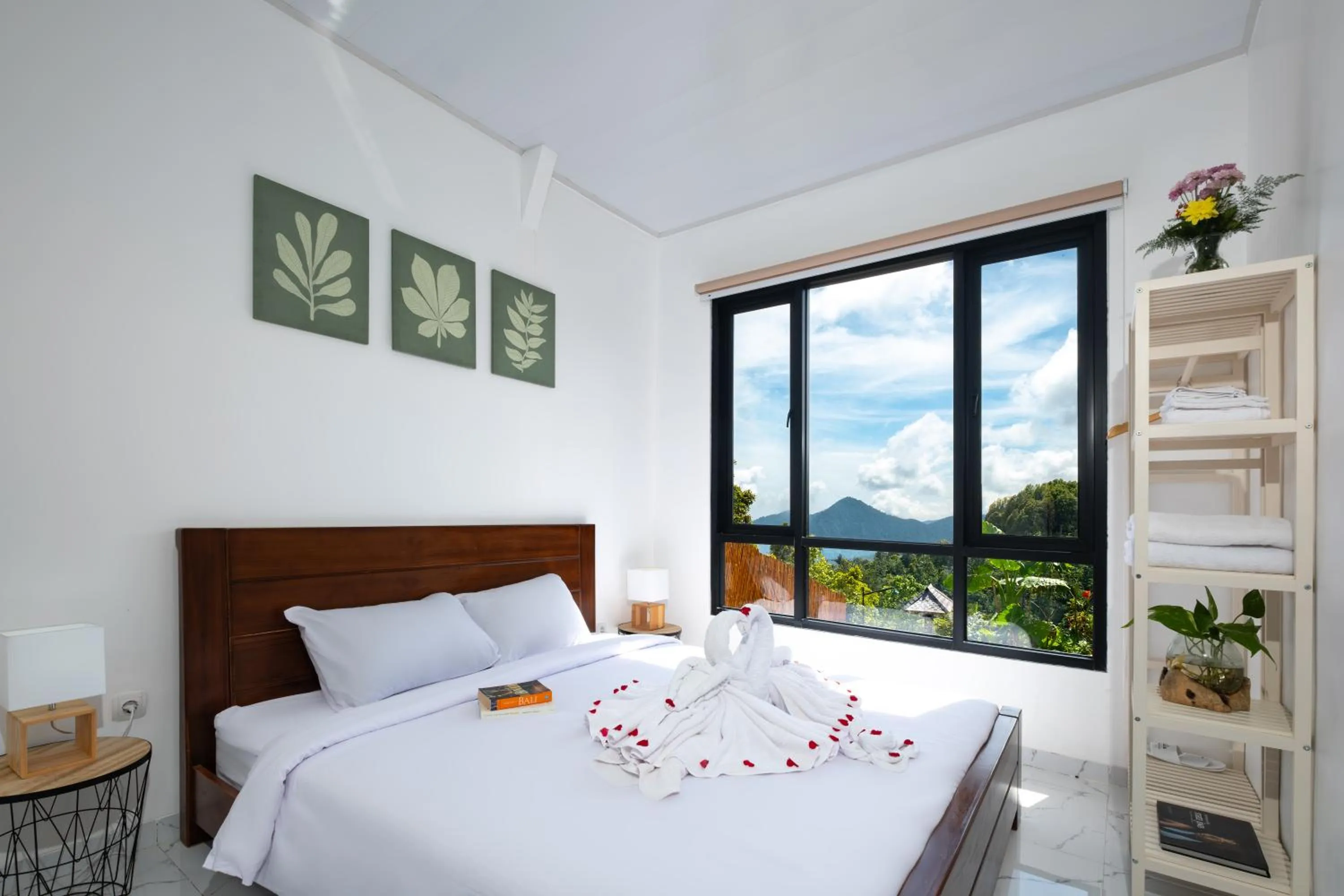 Bed in Villa Kayu Amertha
