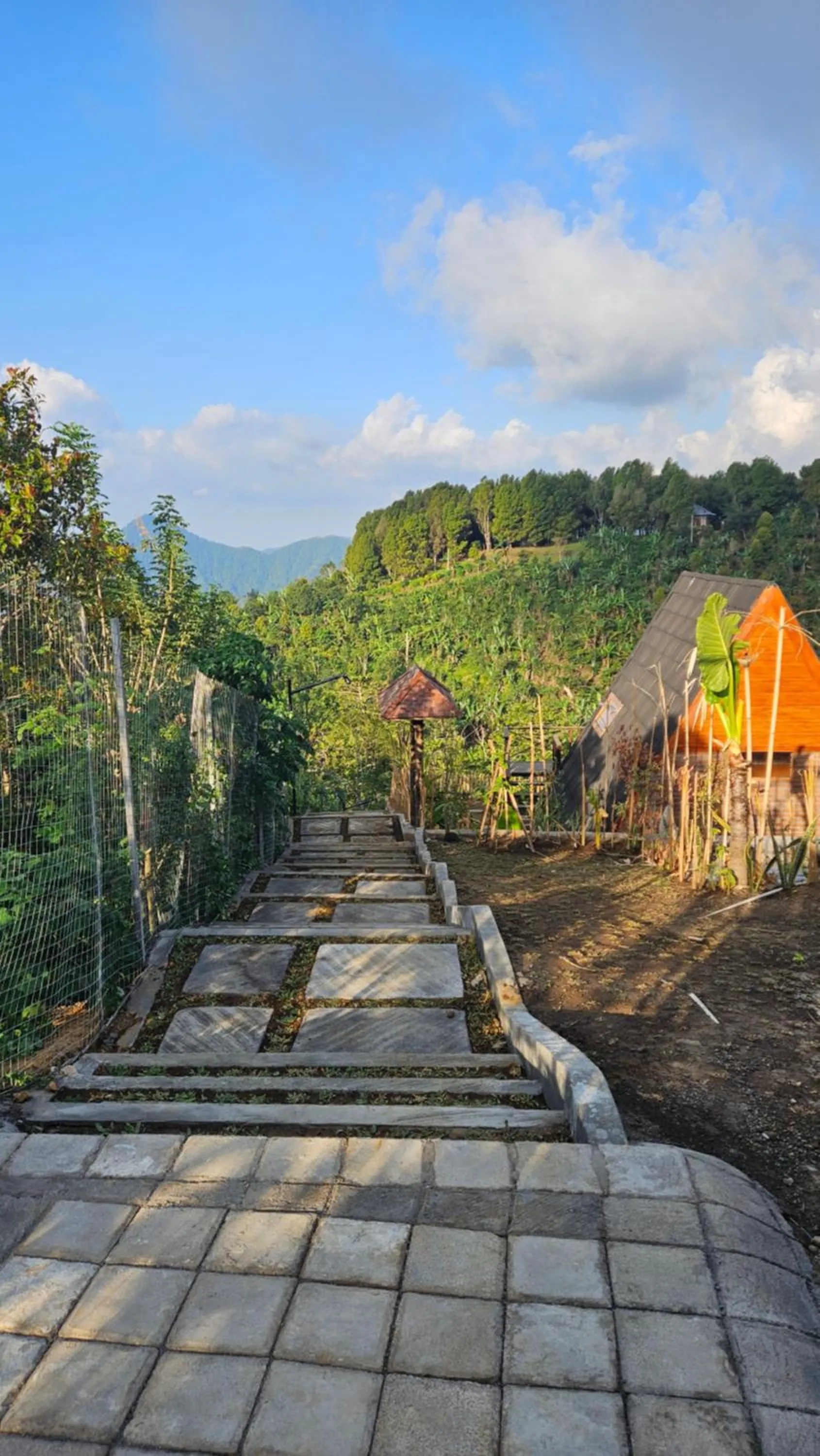 Mountain view in Villa Kayu Amertha