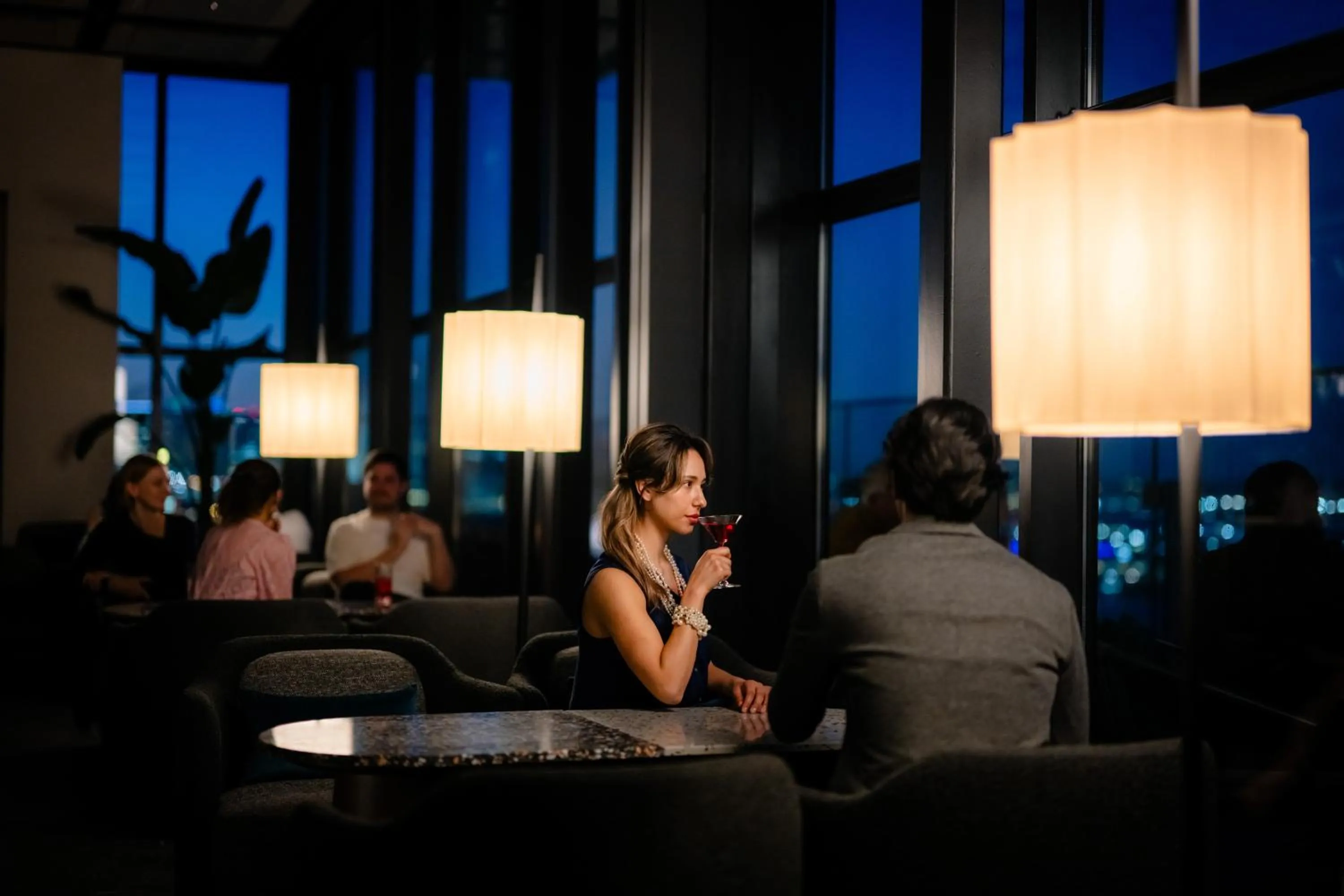 Lounge or bar in The Gate Hotel Yokohama by Hulic